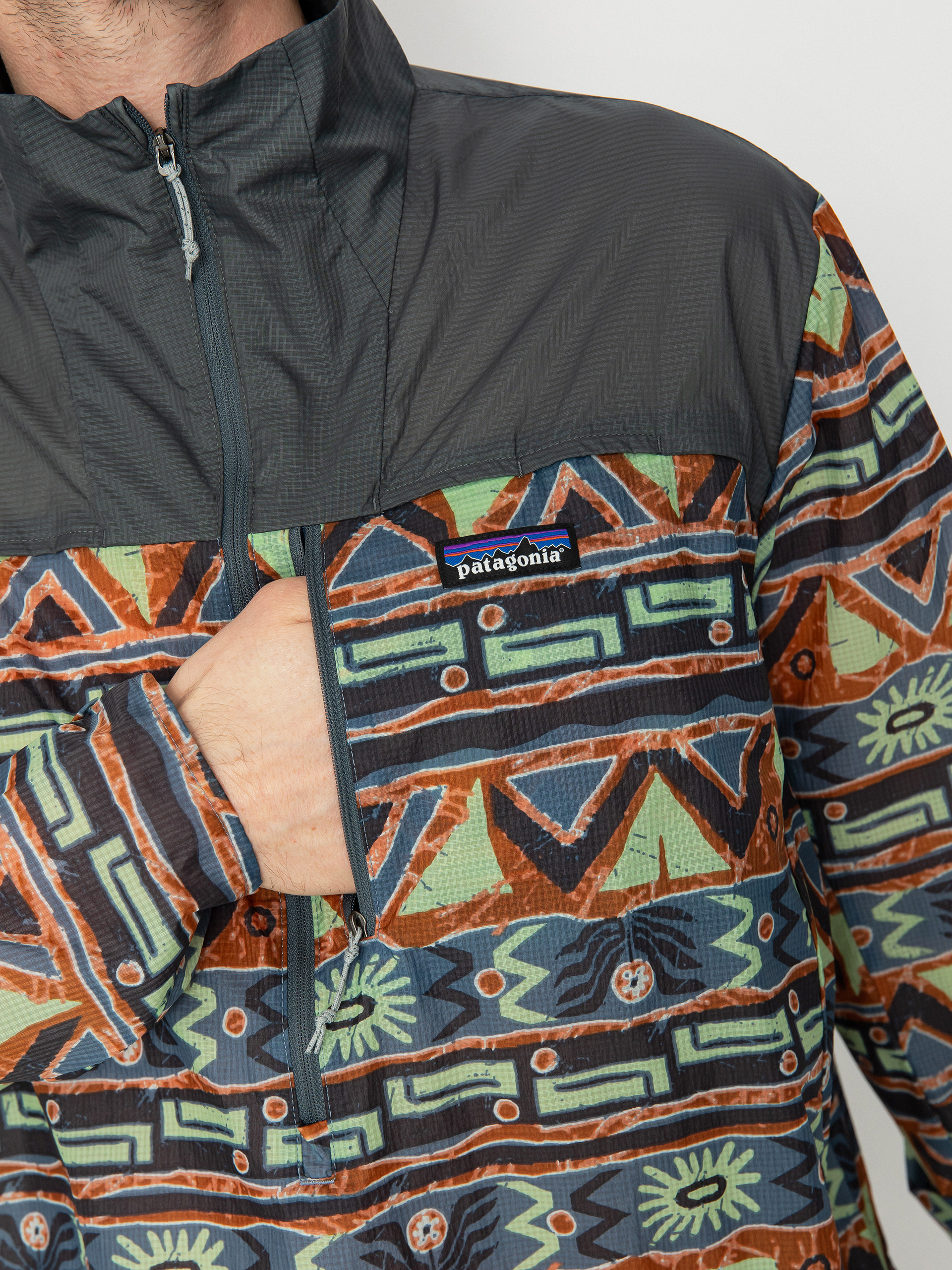 Patagonia Houdini Stash Dzseki (high hopes geo forge grey)