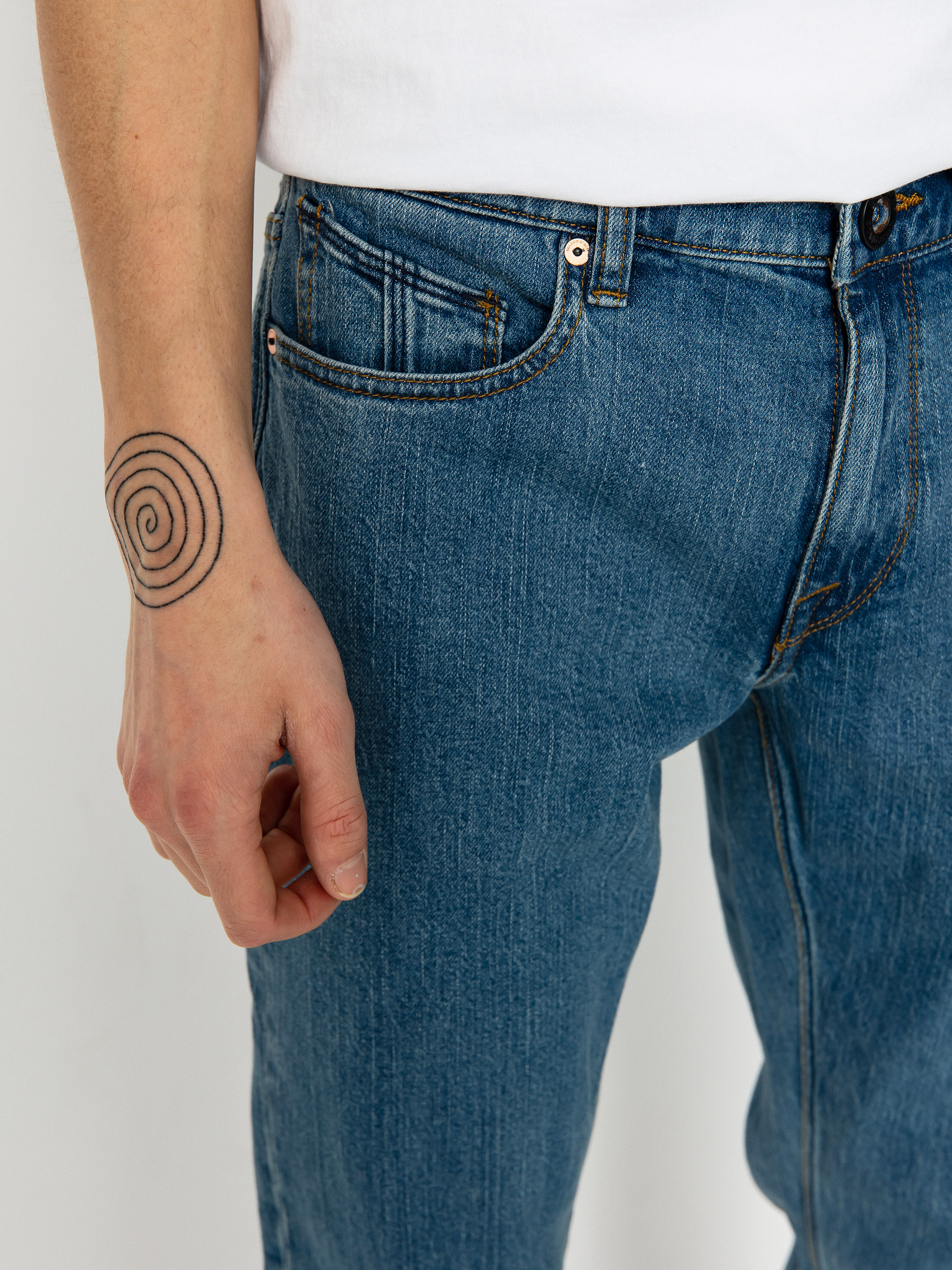 Volcom Vorta Denim Kisnadrág (aged indigo)