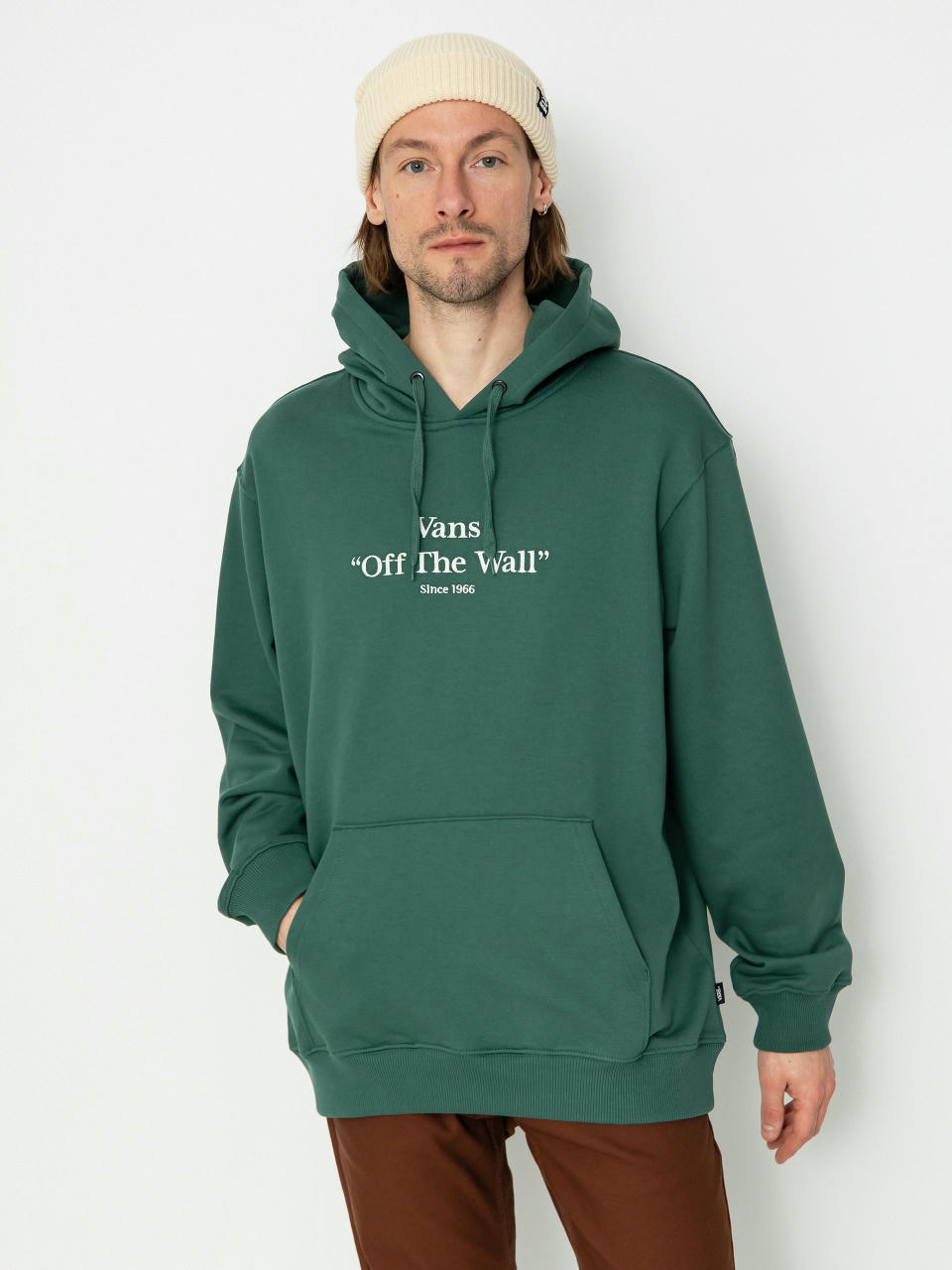 Vans Quoted Loose HD Kapucnis pulóver (bistro green)