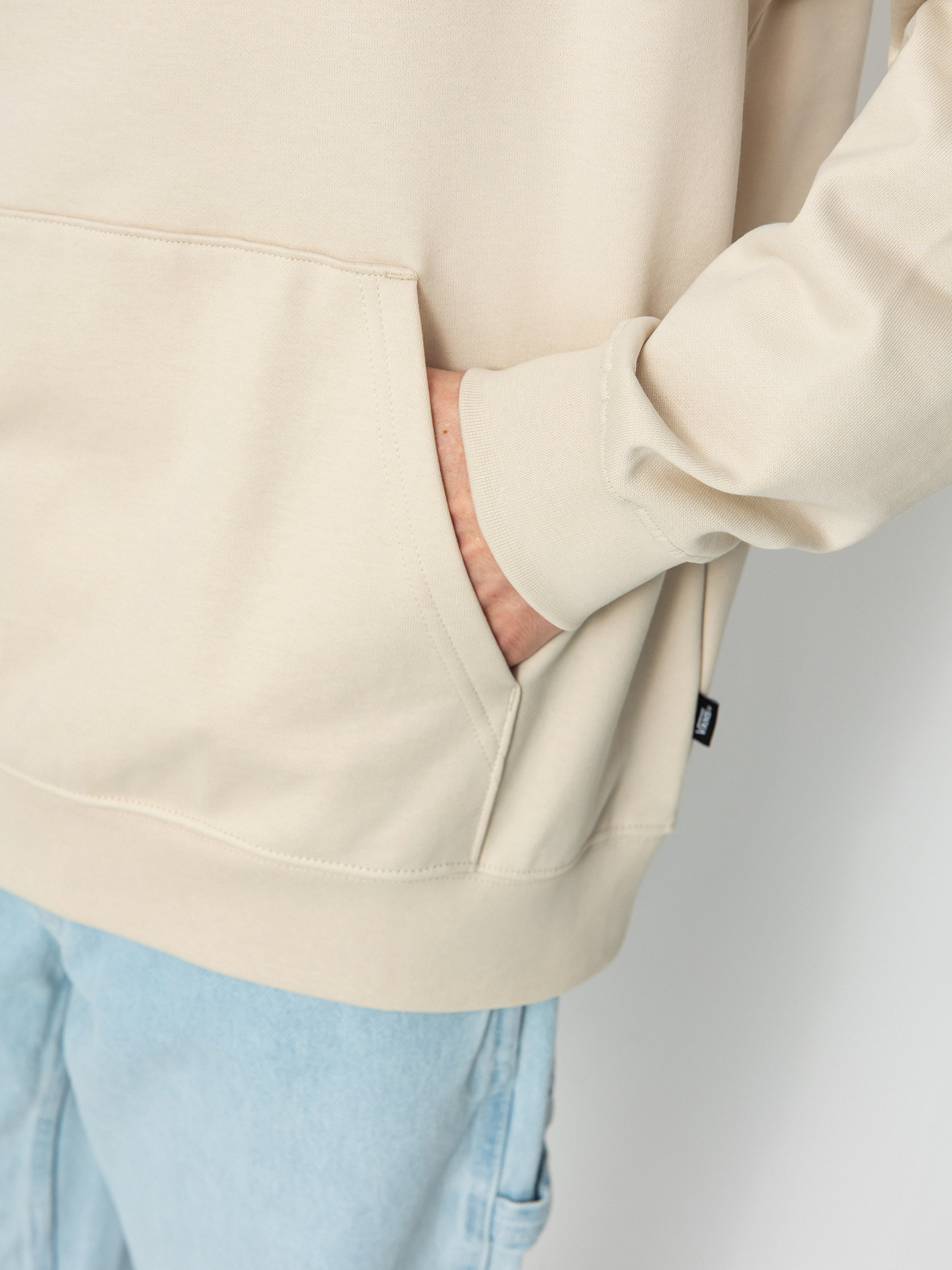 Kapucnis pulóver Vans Meteor Mushroom Loose HD (oatmeal)