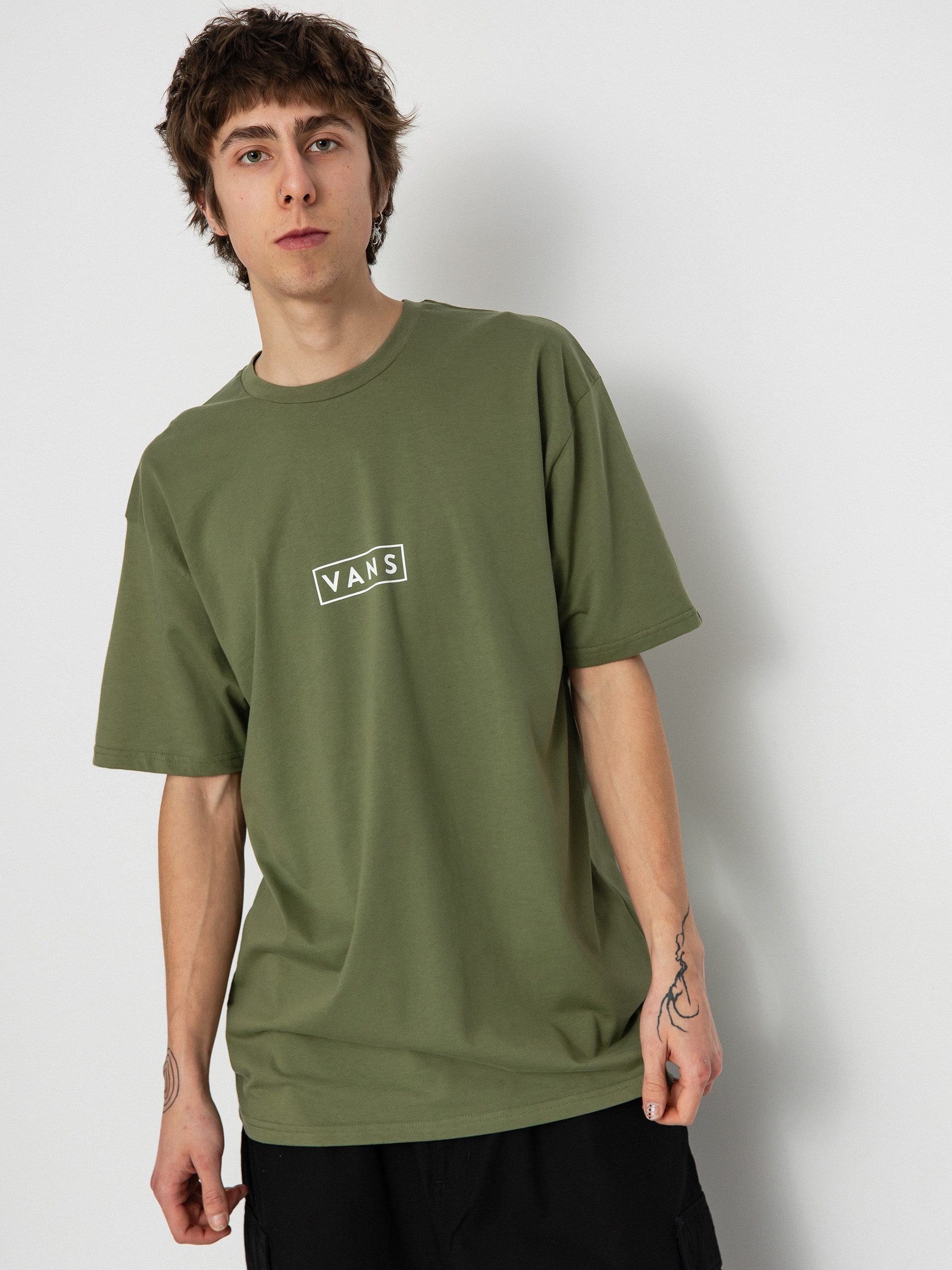 Póló Vans Classic Easy Box (olivine/white)