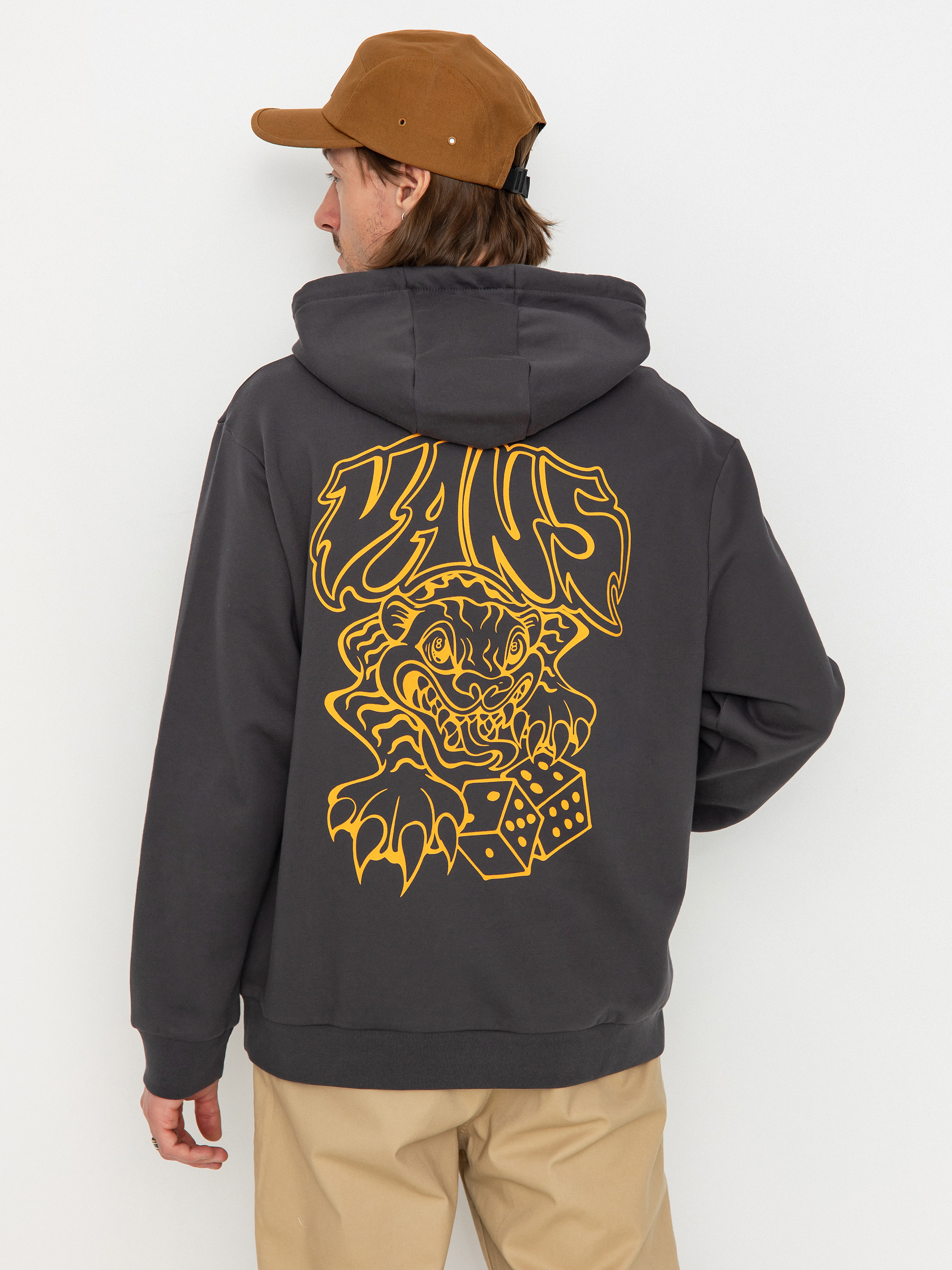 Kapucnis pulóver Vans Dunton Relaxed HD (asphalt)