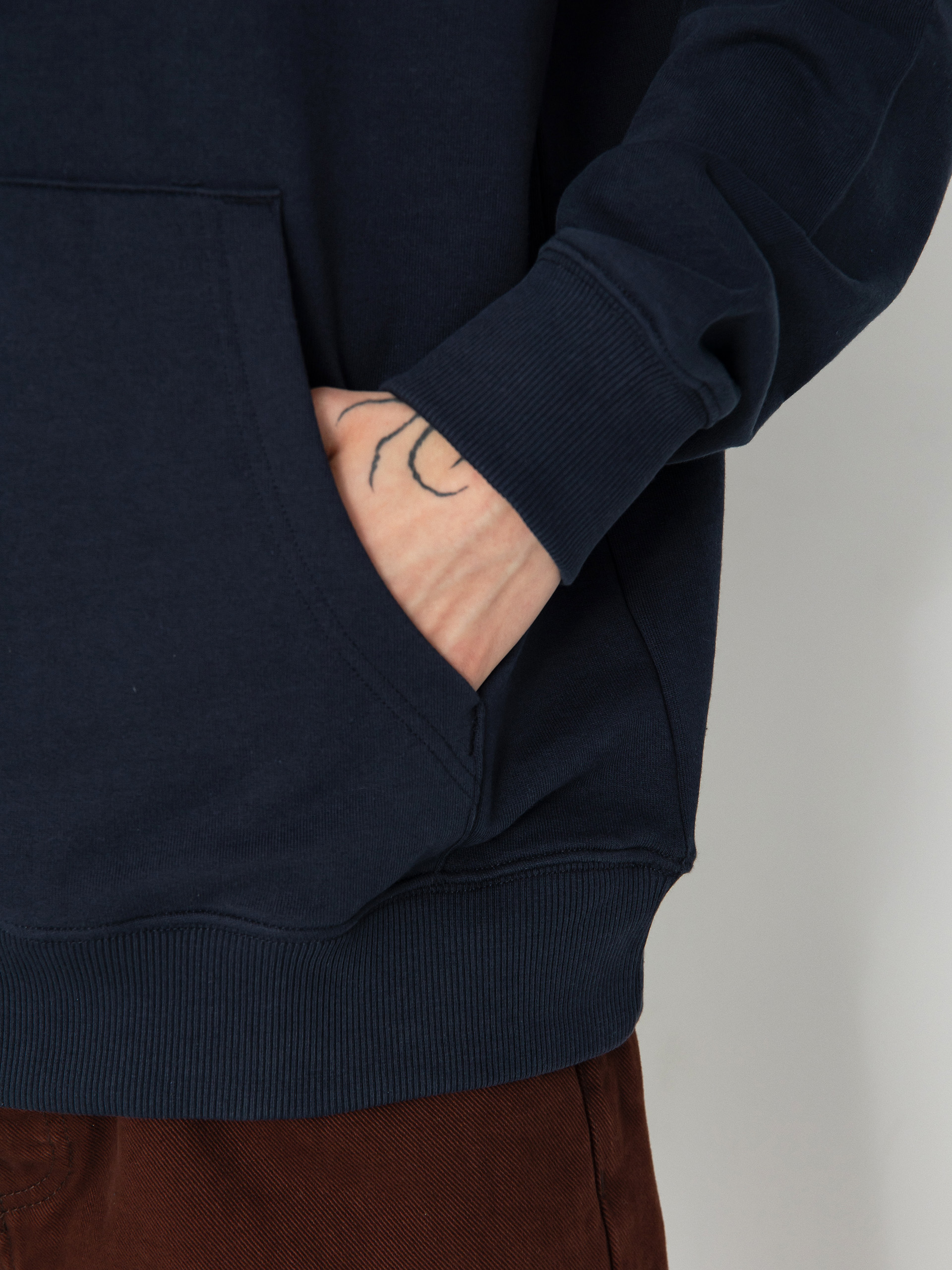 Kapucnis pulóver Element Vertical HD (eclipse navy)