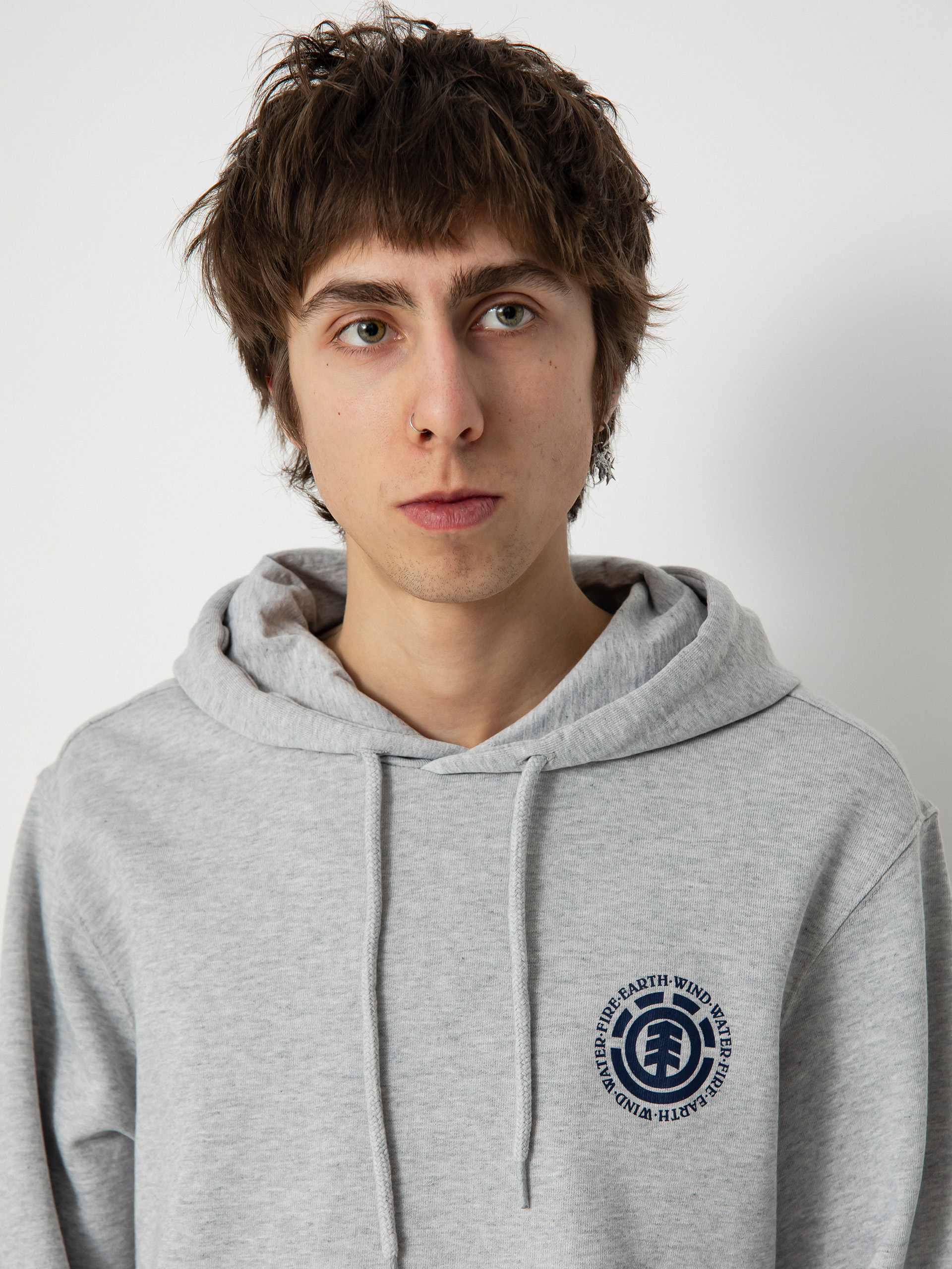 Kapucnis pulóver Element Seal Bp HD (mid grey heather)