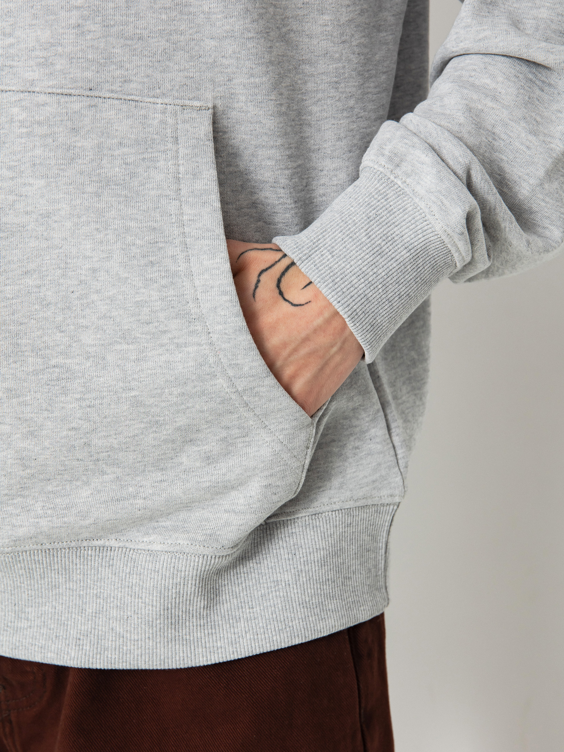 Kapucnis pulóver Element Seal Bp HD (mid grey heather)