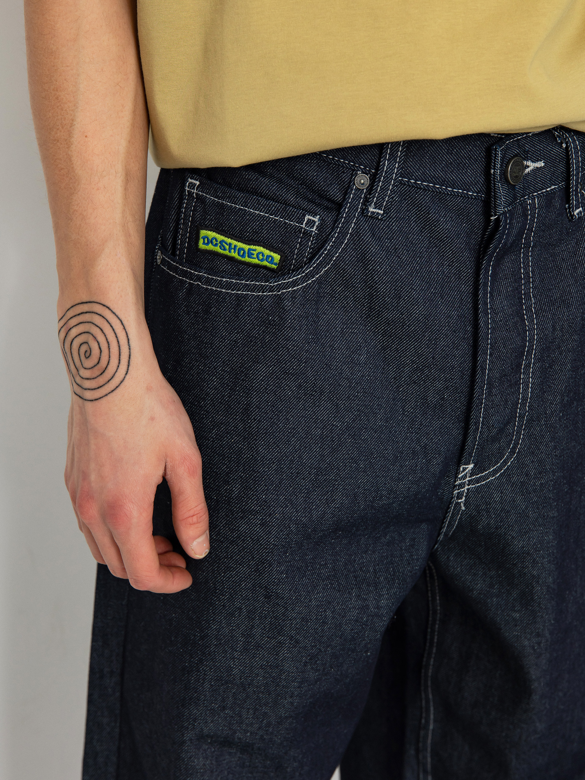 DC Baggy Denim Kisnadrág (raw indigo)