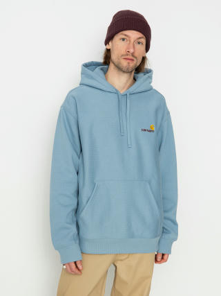 Kapucnis pulóver Carhartt WIP American Script HD (frosted blue)