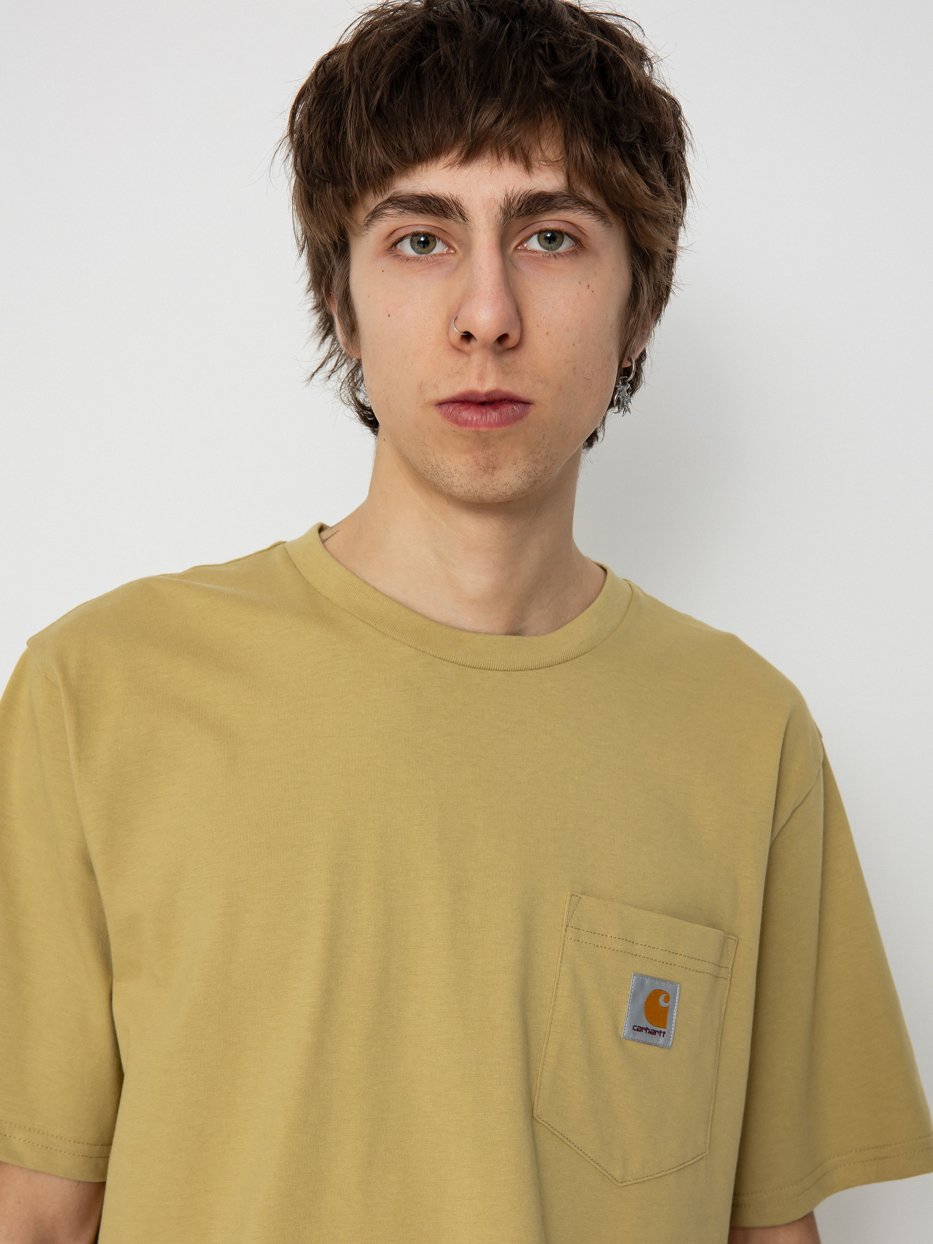 Póló Carhartt WIP Pocket (agate)