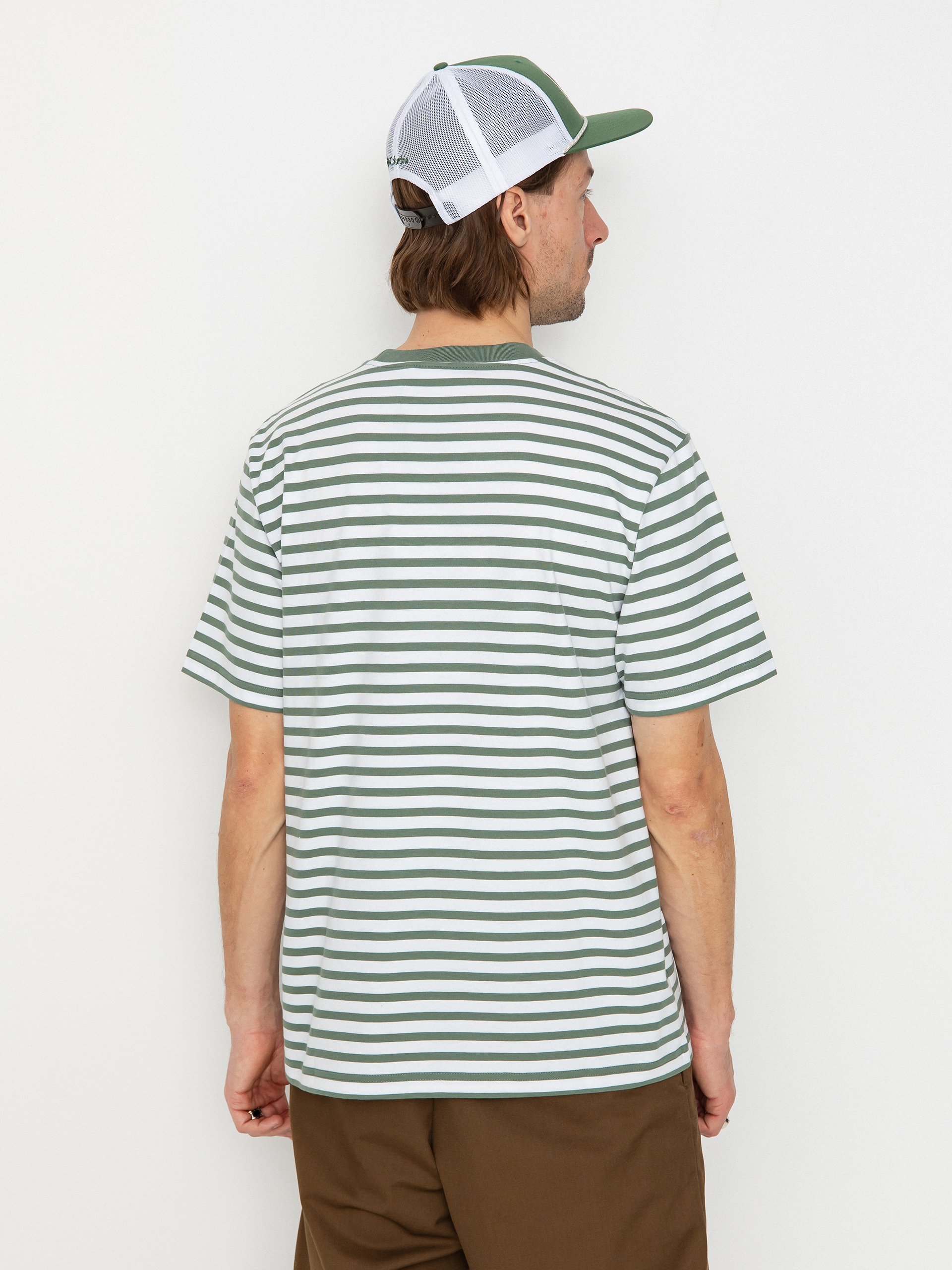 Póló Carhartt WIP Seidler Pocket (seidler stripe/park/white)