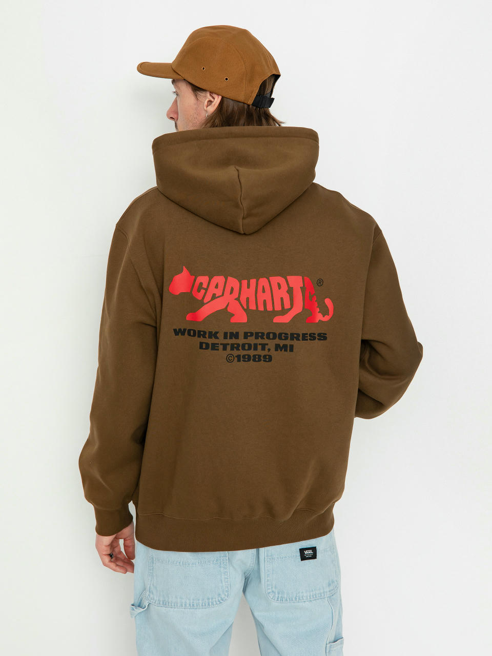 Carhartt WIP Rocky Script HD Kapucnis pulóver (lumber)