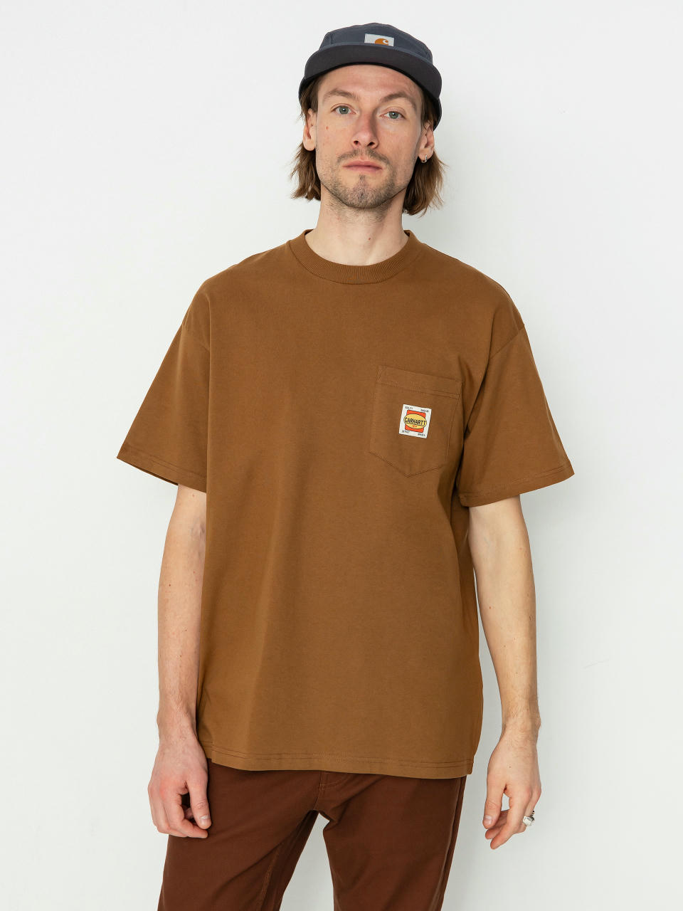 Póló Carhartt WIP Field Pocket (hamilton brown)