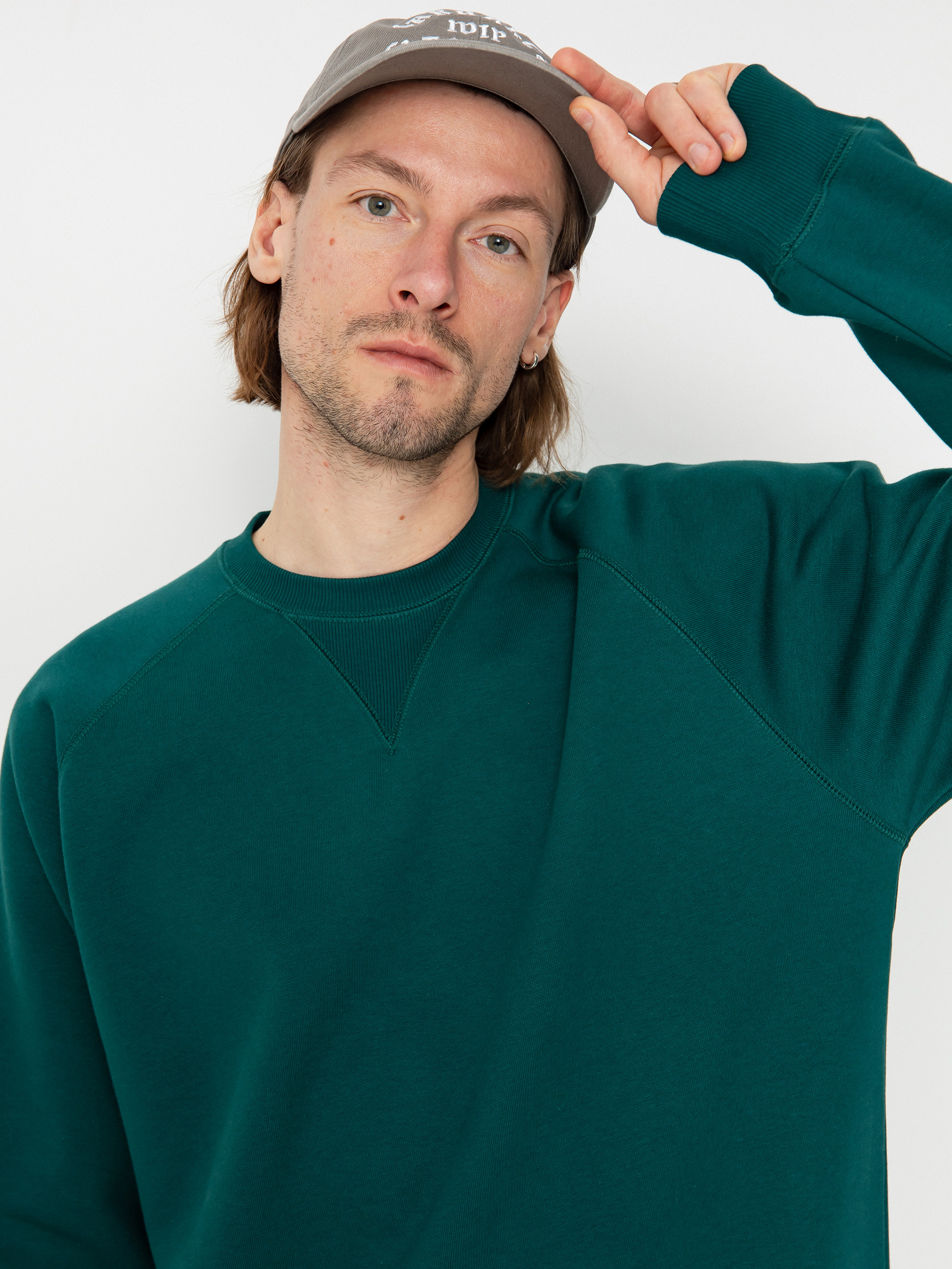 Pulóver Carhartt WIP Chase (chervil/gold)