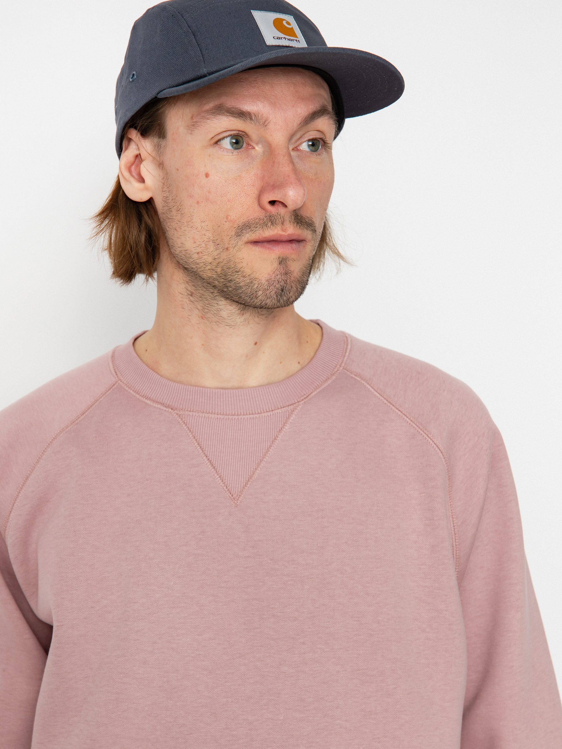 Pulóver Carhartt WIP Chase (glassy pink/gold)