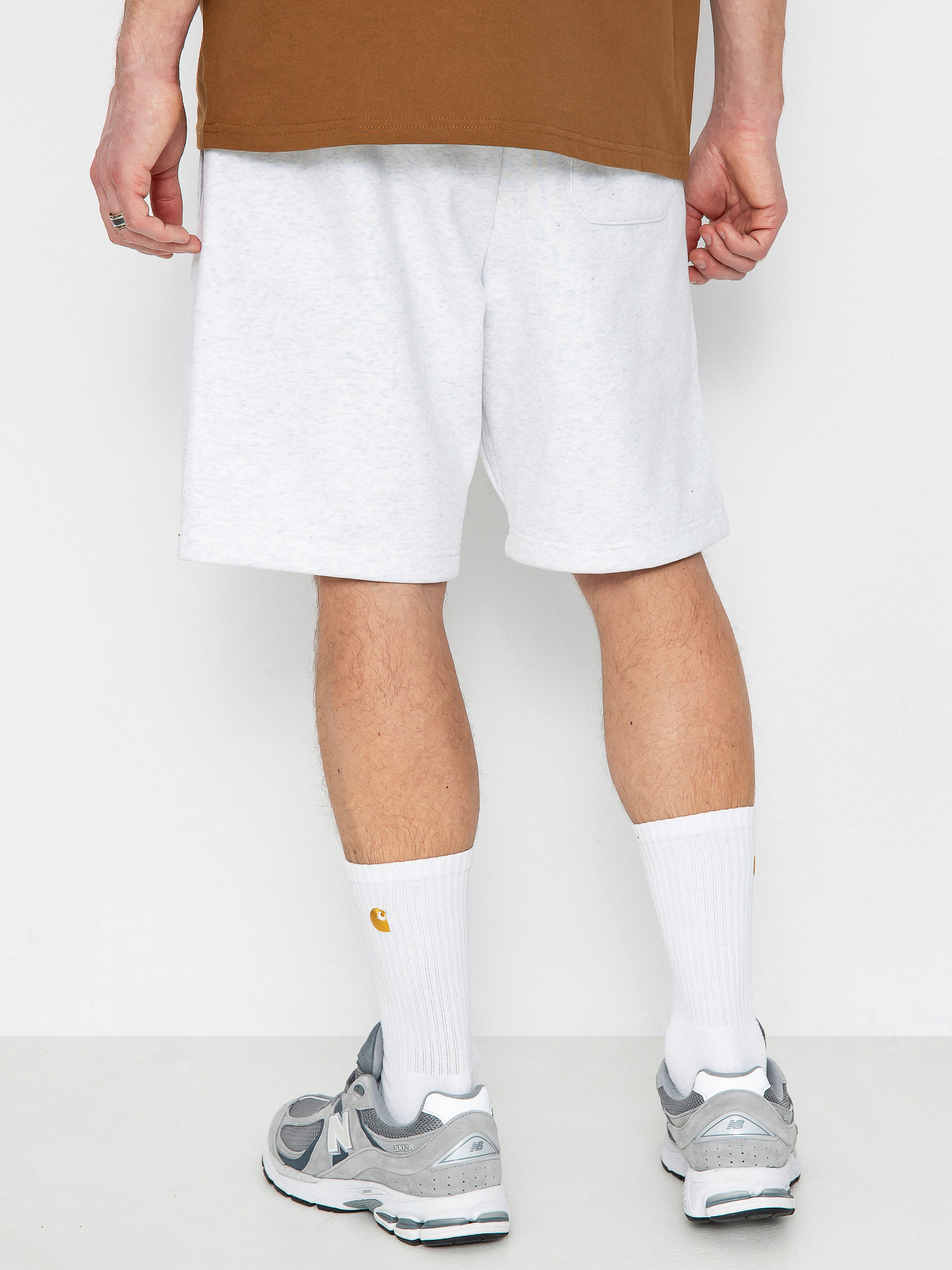 Rövidnadrág Carhartt WIP Chase (ash heather/gold)