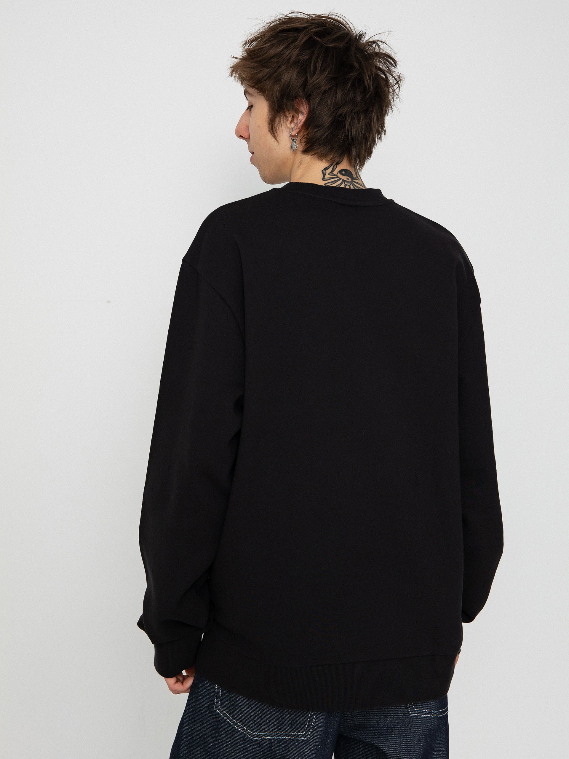 Pulóver Carhartt WIP Script Embroidery (black/white)