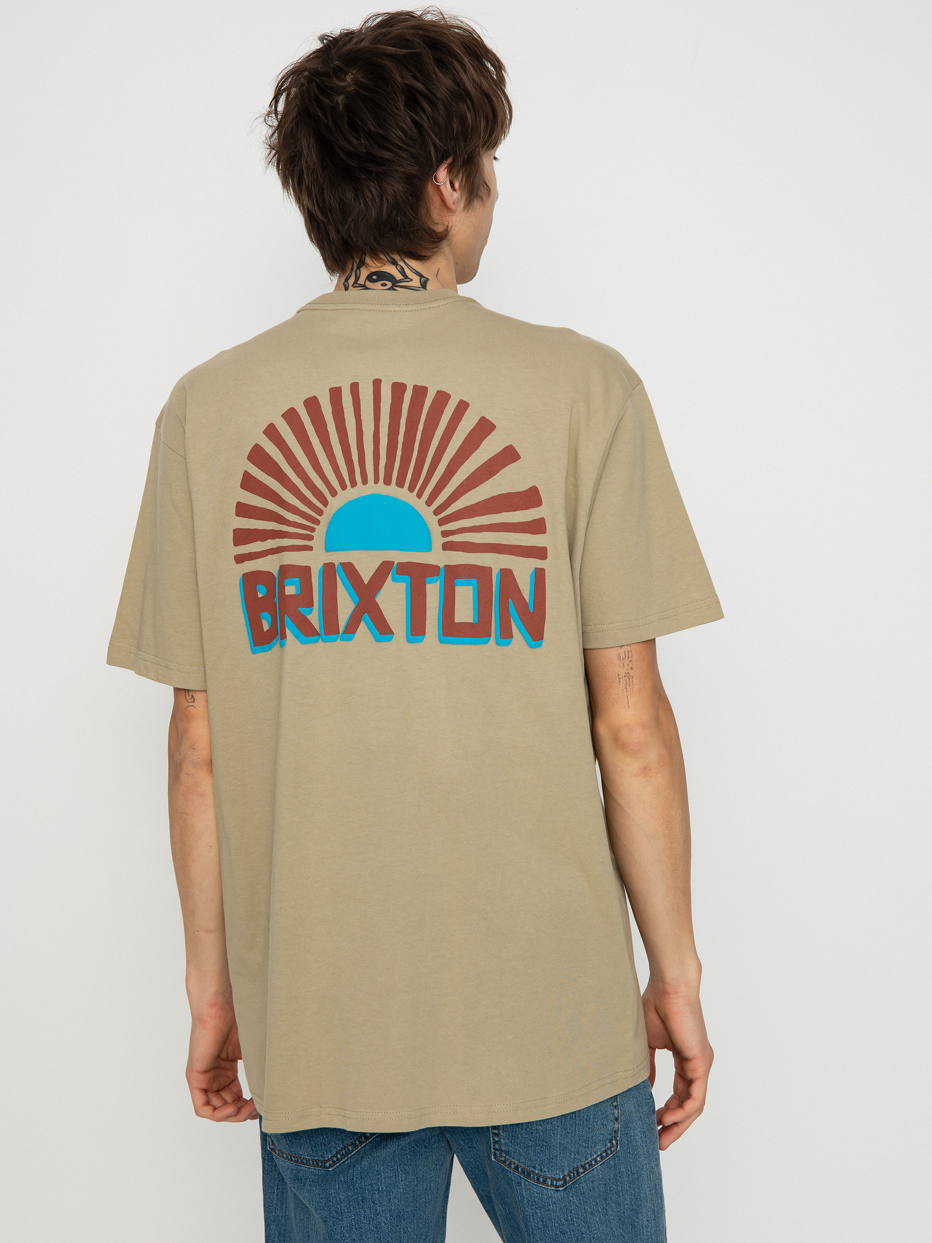 Brixton Fairview Tlrt Póló (oatmeal)