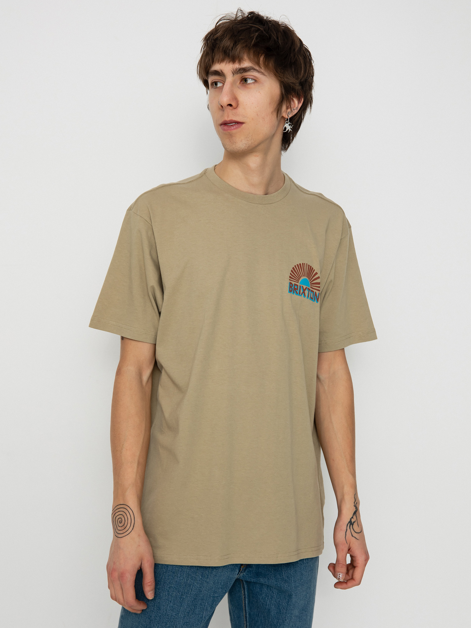 Brixton Fairview Tlrt Póló (oatmeal)