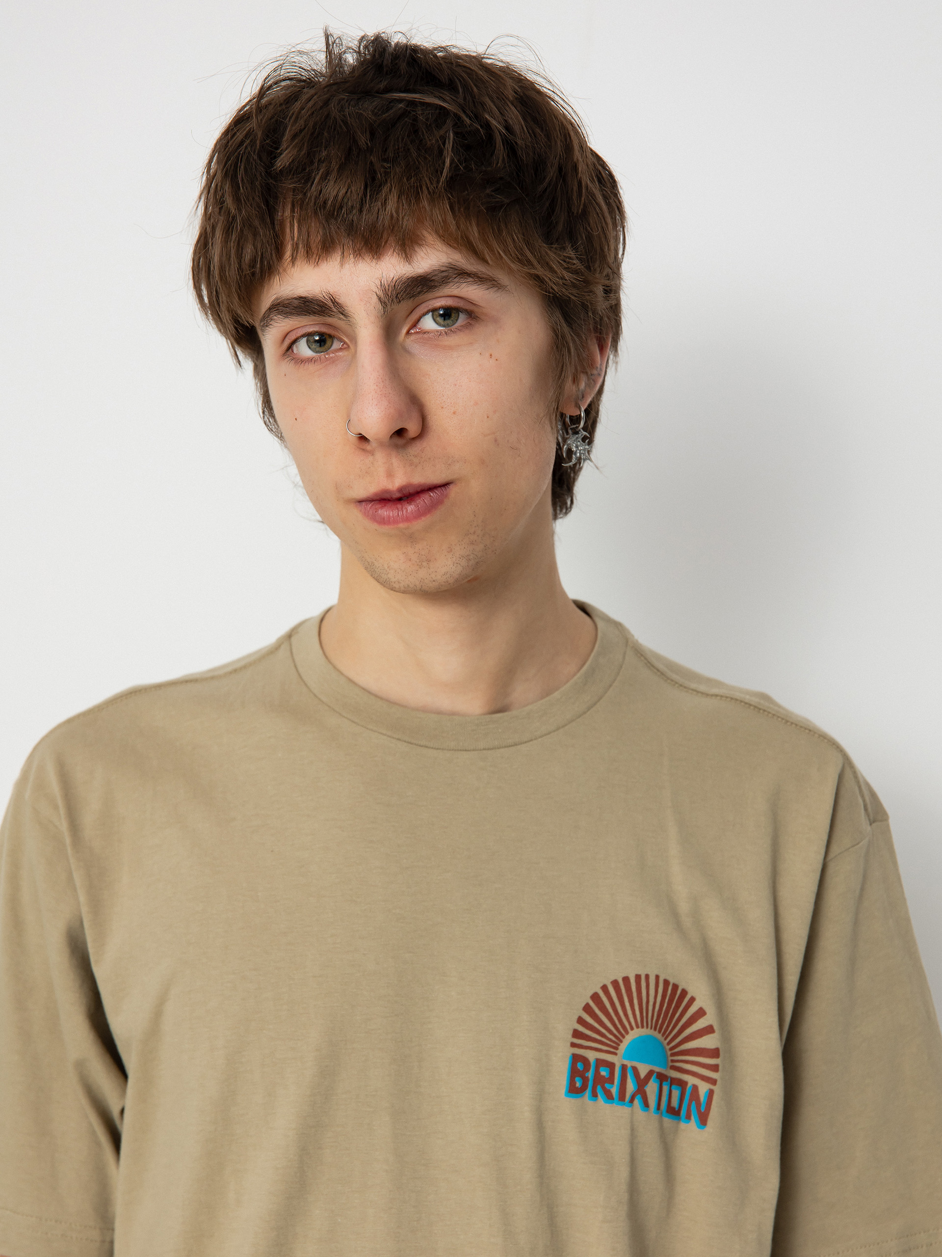 Brixton Fairview Tlrt Póló (oatmeal)