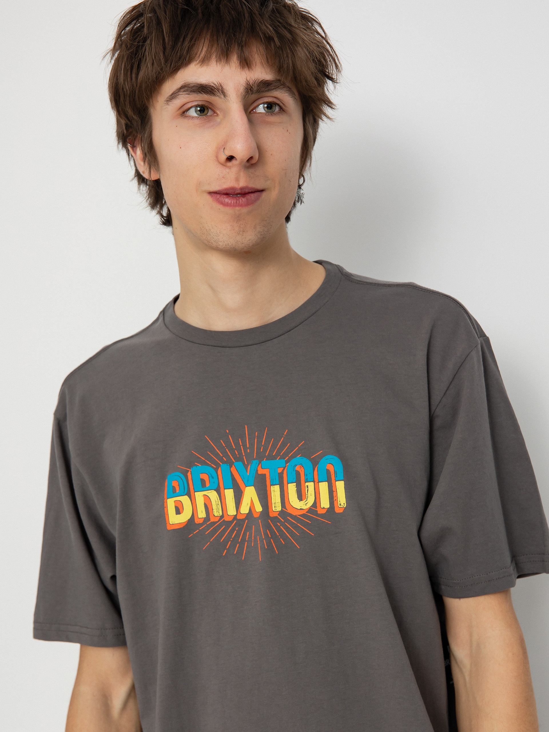 Brixton Pinnacle Tlrt Póló (charcoal)