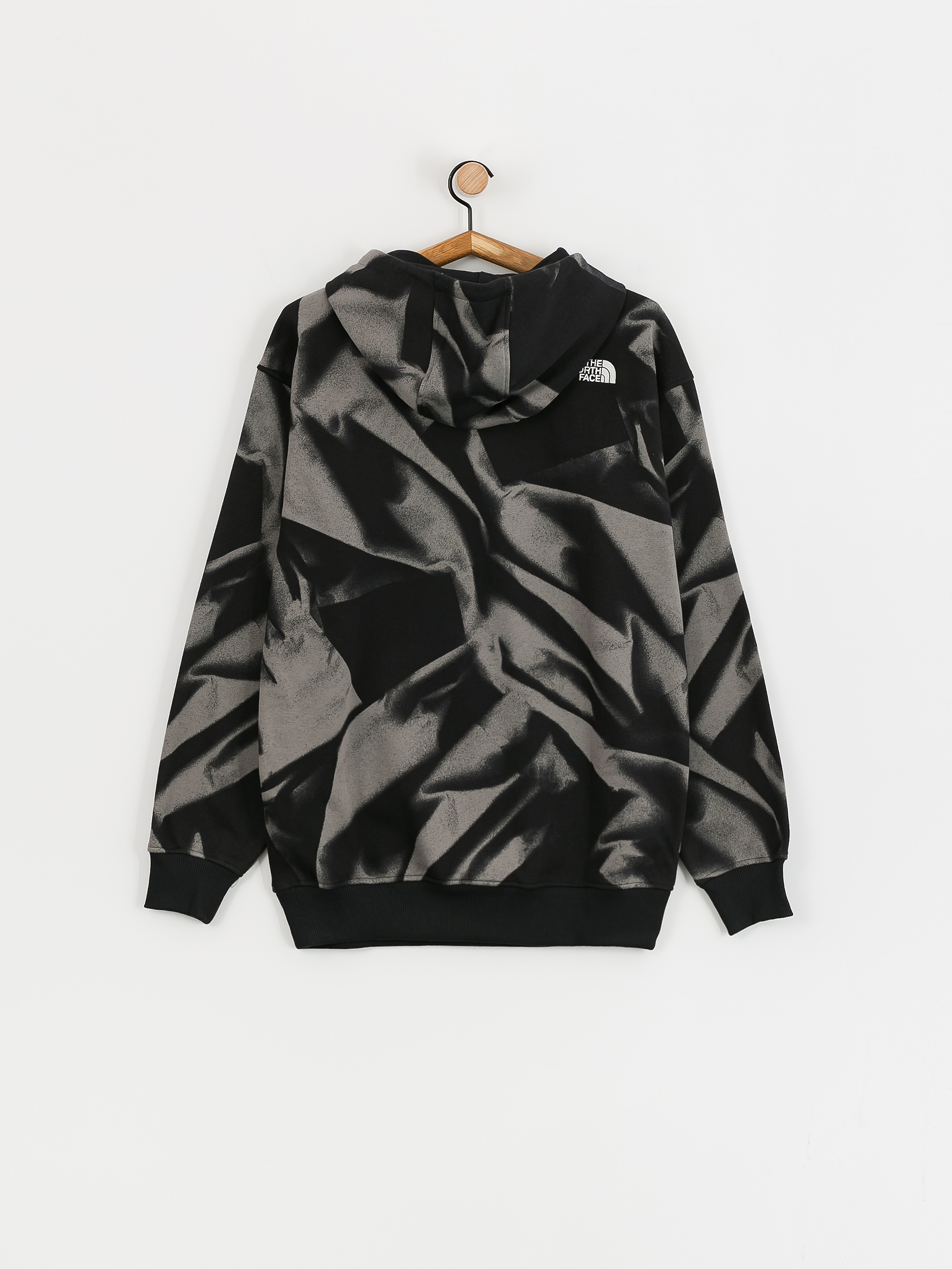 The North Face Essential HD Print Kapucnis pulóver (smoked pearl garment fo)