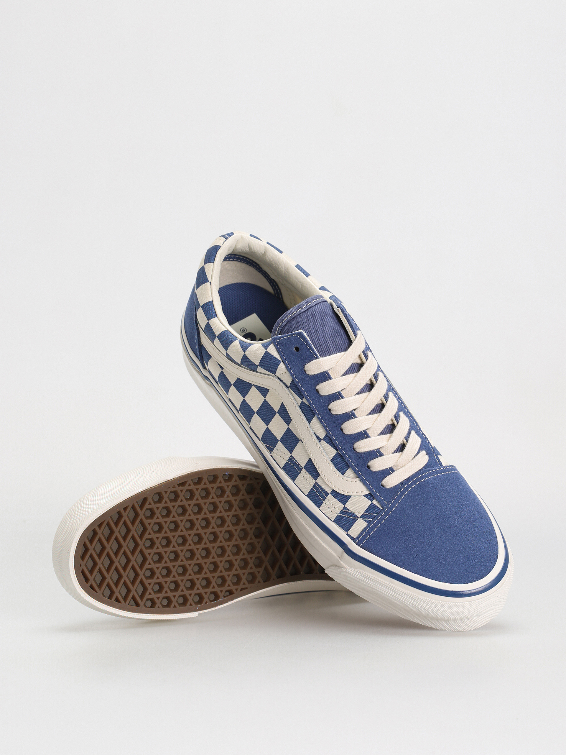 Vans Old Skool 36 Cipők (checkerboard medium blue)