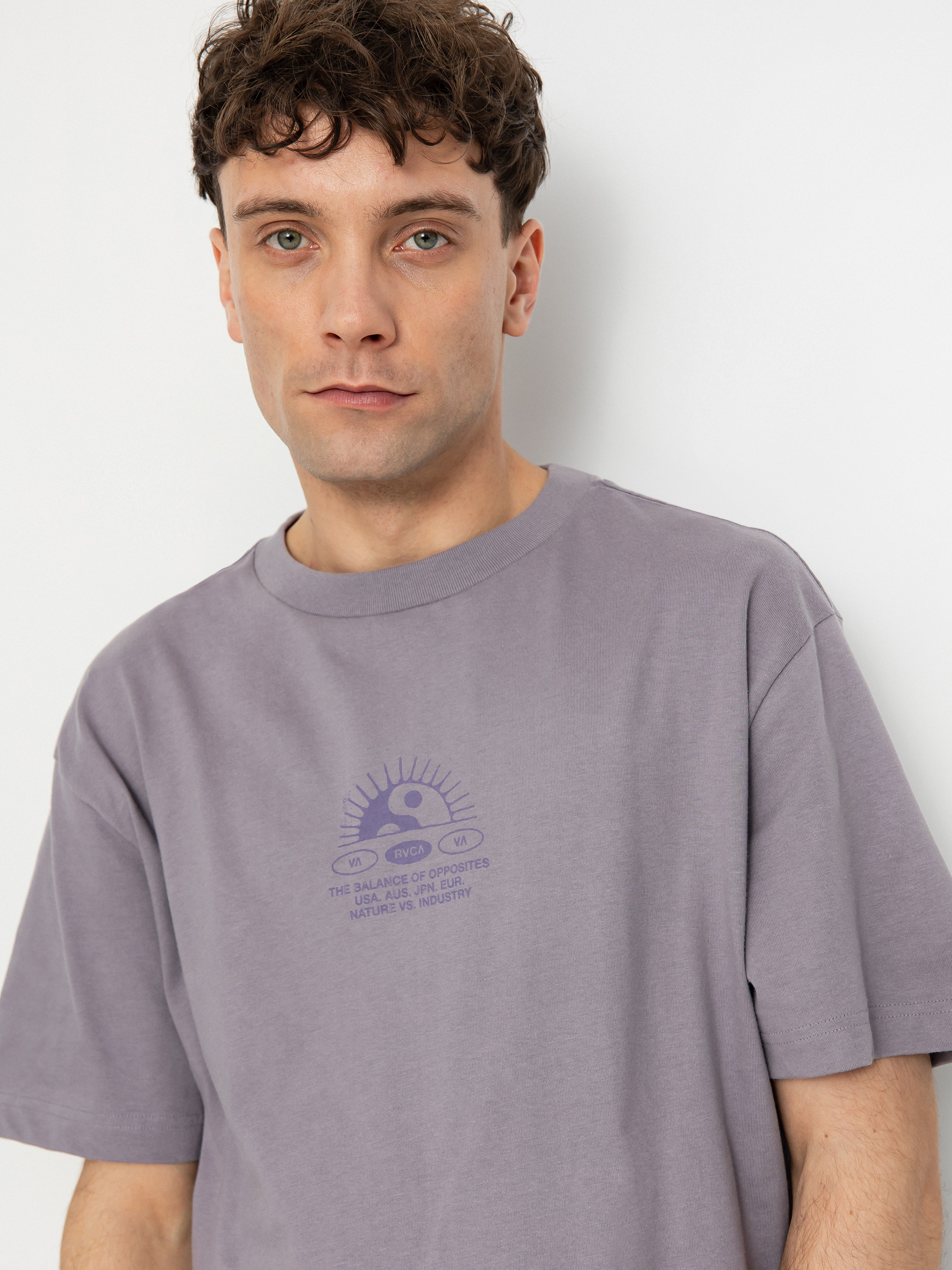 Póló RVCA Balance Rise (gray ridge)