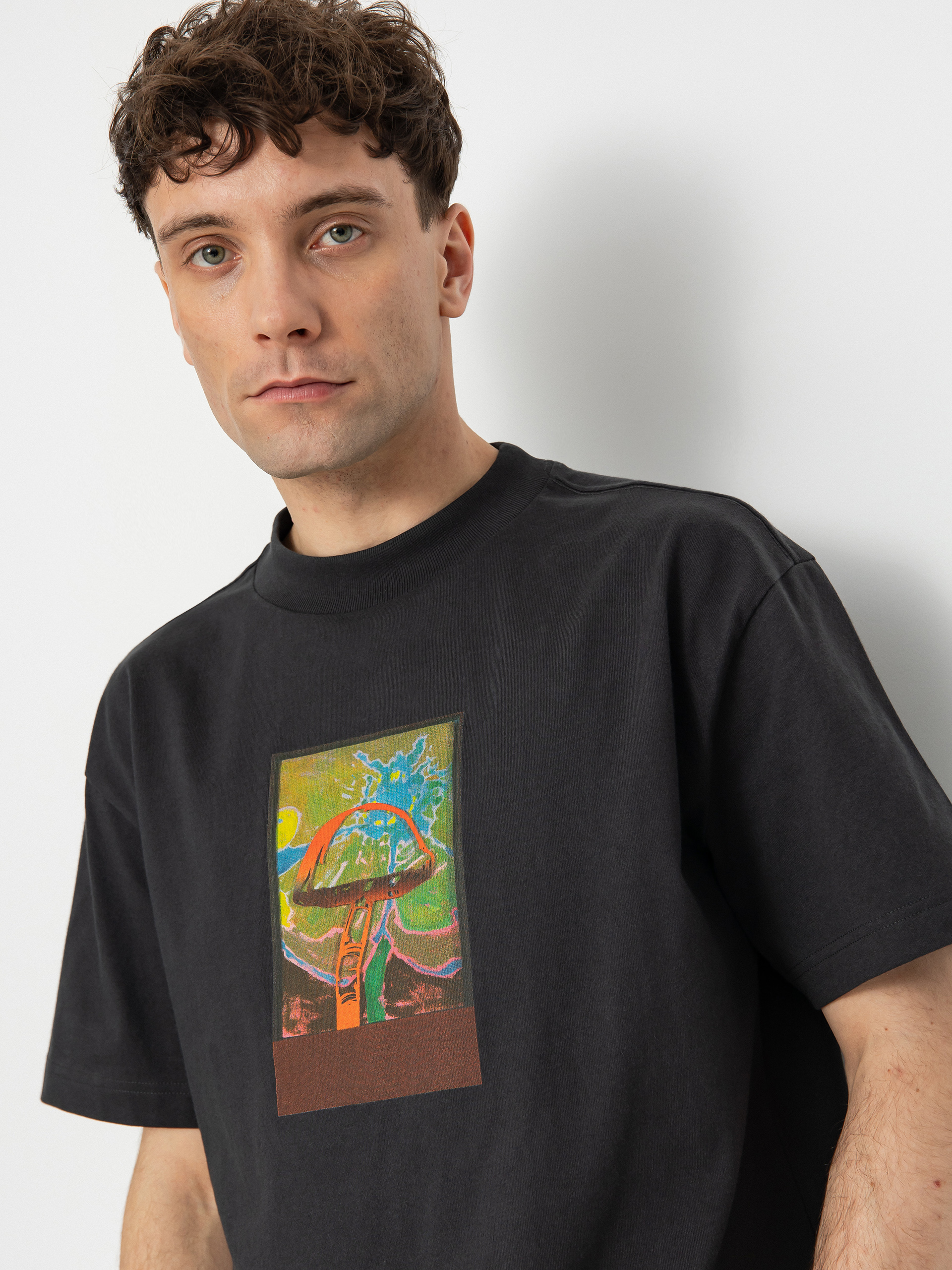 Póló RVCA Sage Shroom (washed black)