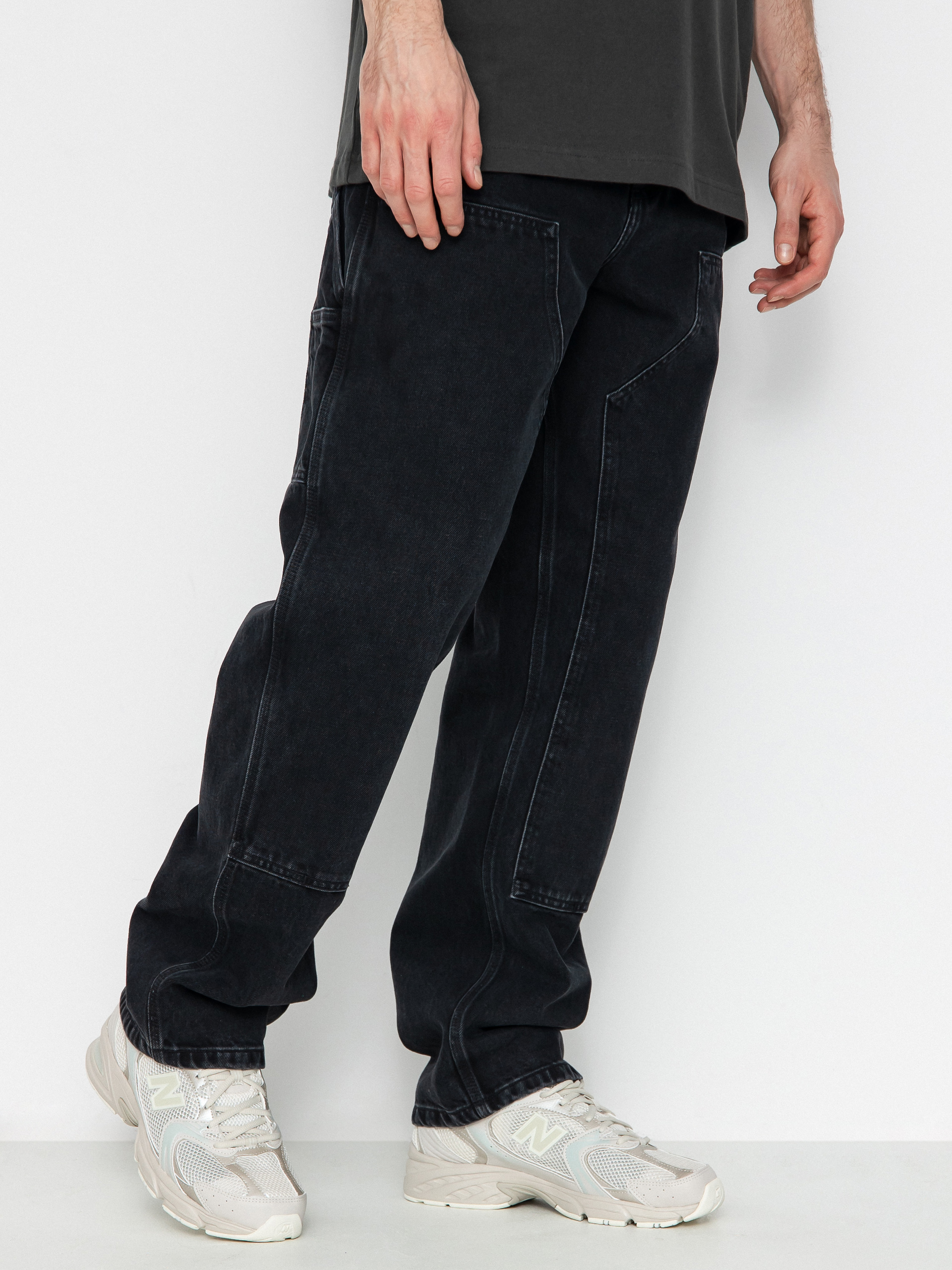 Kisnadrág Carhartt WIP Double Knee (black)
