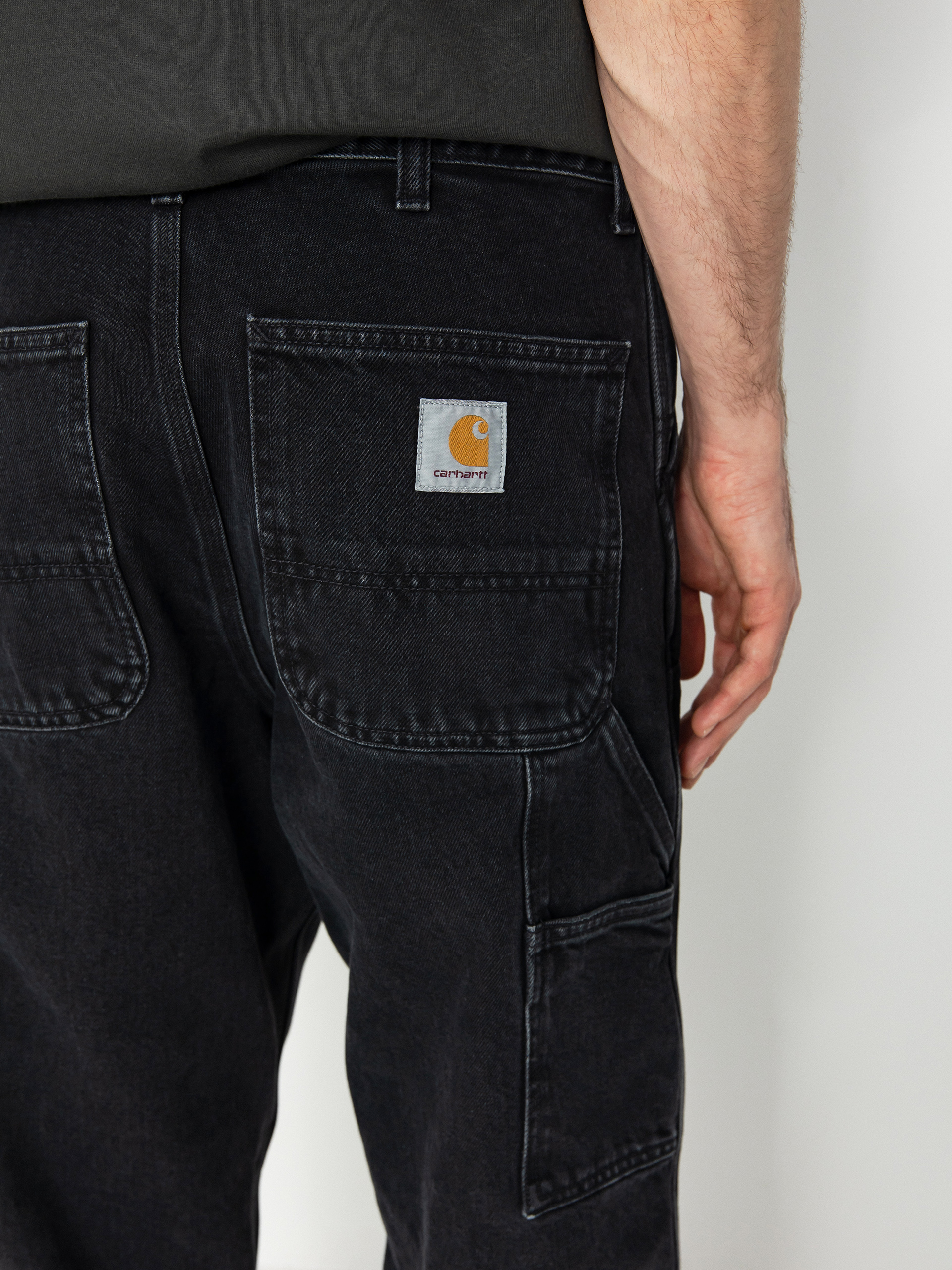 Kisnadrág Carhartt WIP Double Knee (black)