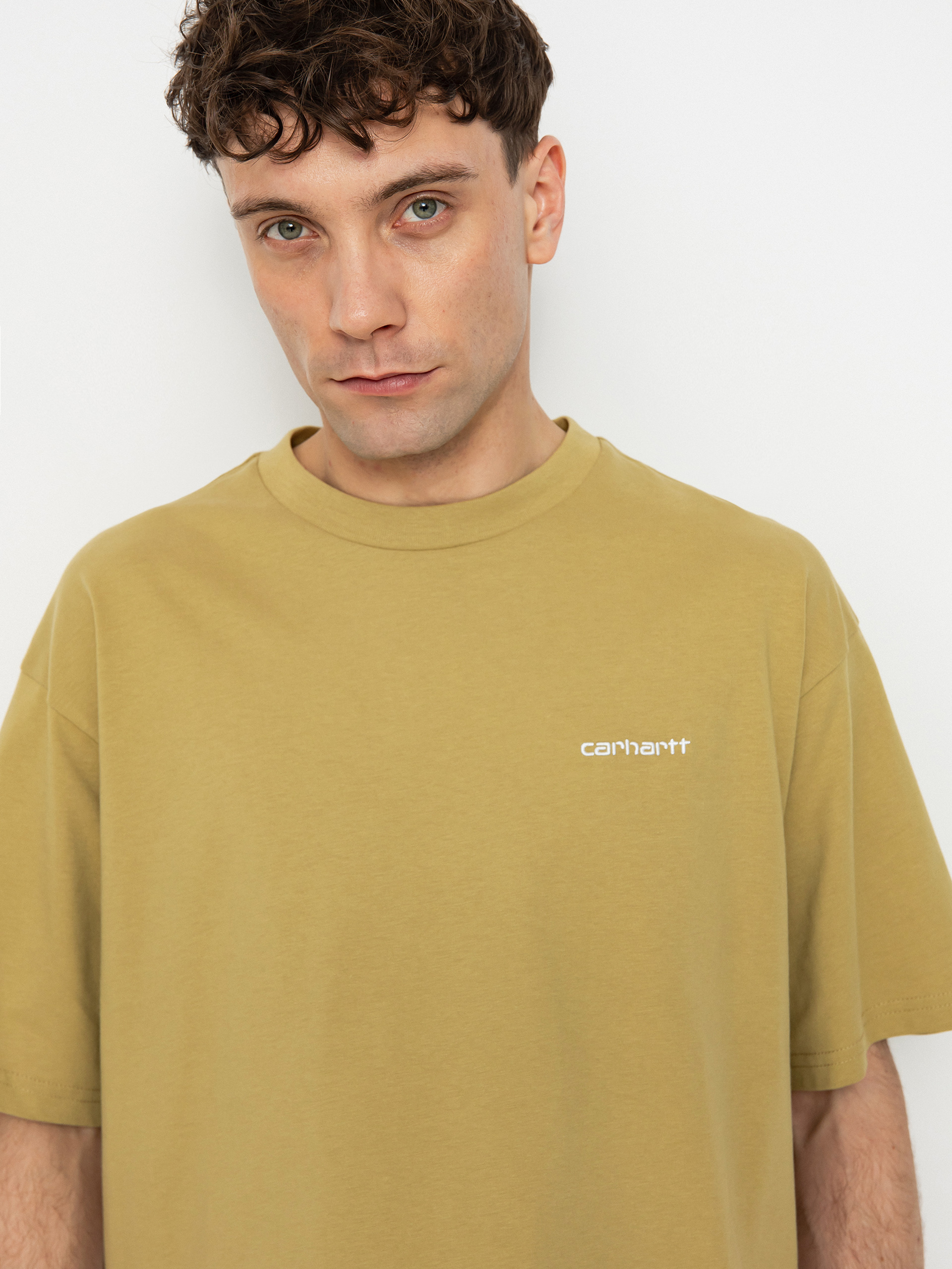Carhartt WIP Script Embroidery Póló (agate/white)