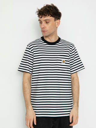 Póló Carhartt WIP Seidler Pocket (seidler stripe/black/white)