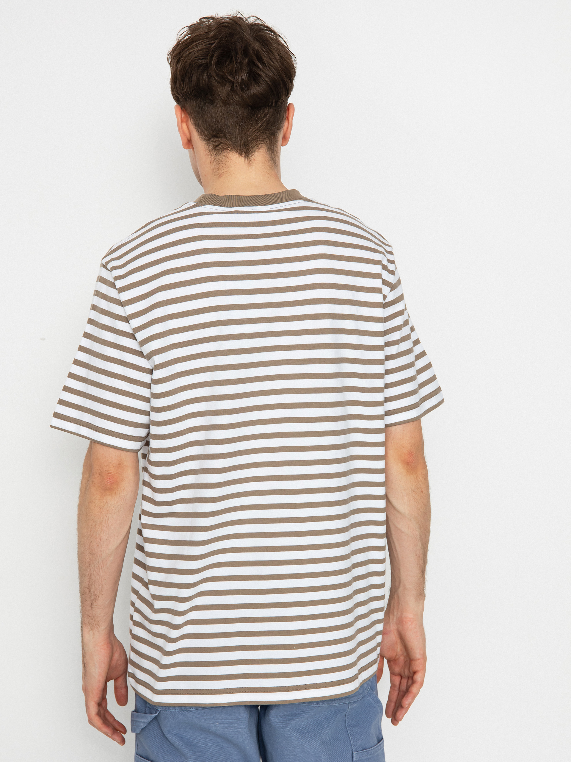 Póló Carhartt WIP Seidler Pocket (seidler stripe/branch/white)