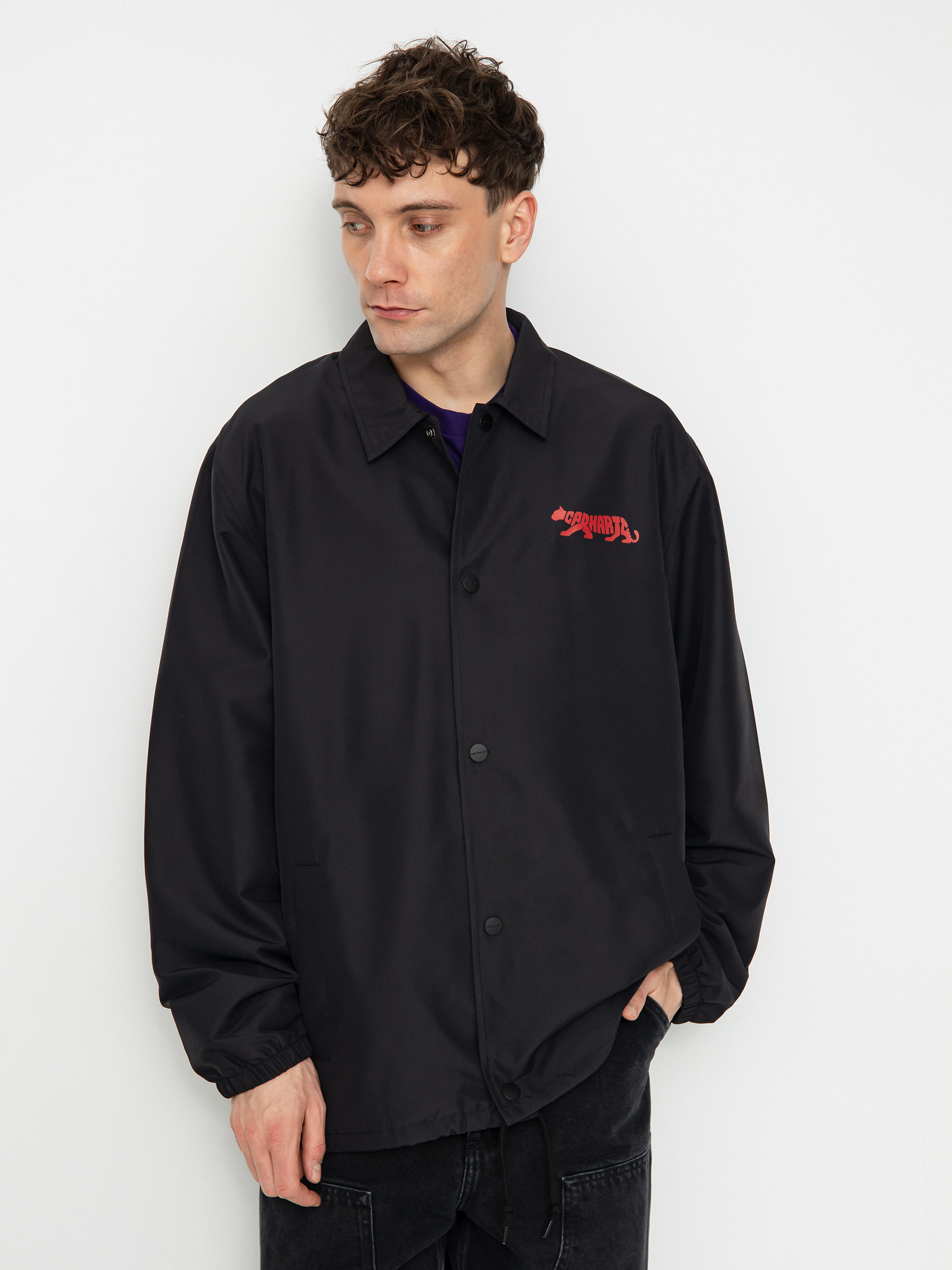 Carhartt WIP Rocky Coach Dzseki (black/samba/white)