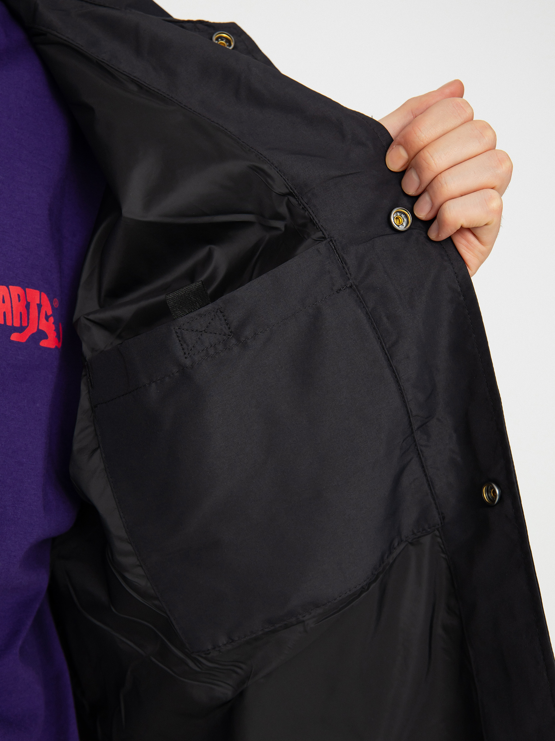 Carhartt WIP Rocky Coach Dzseki (black/samba/white)