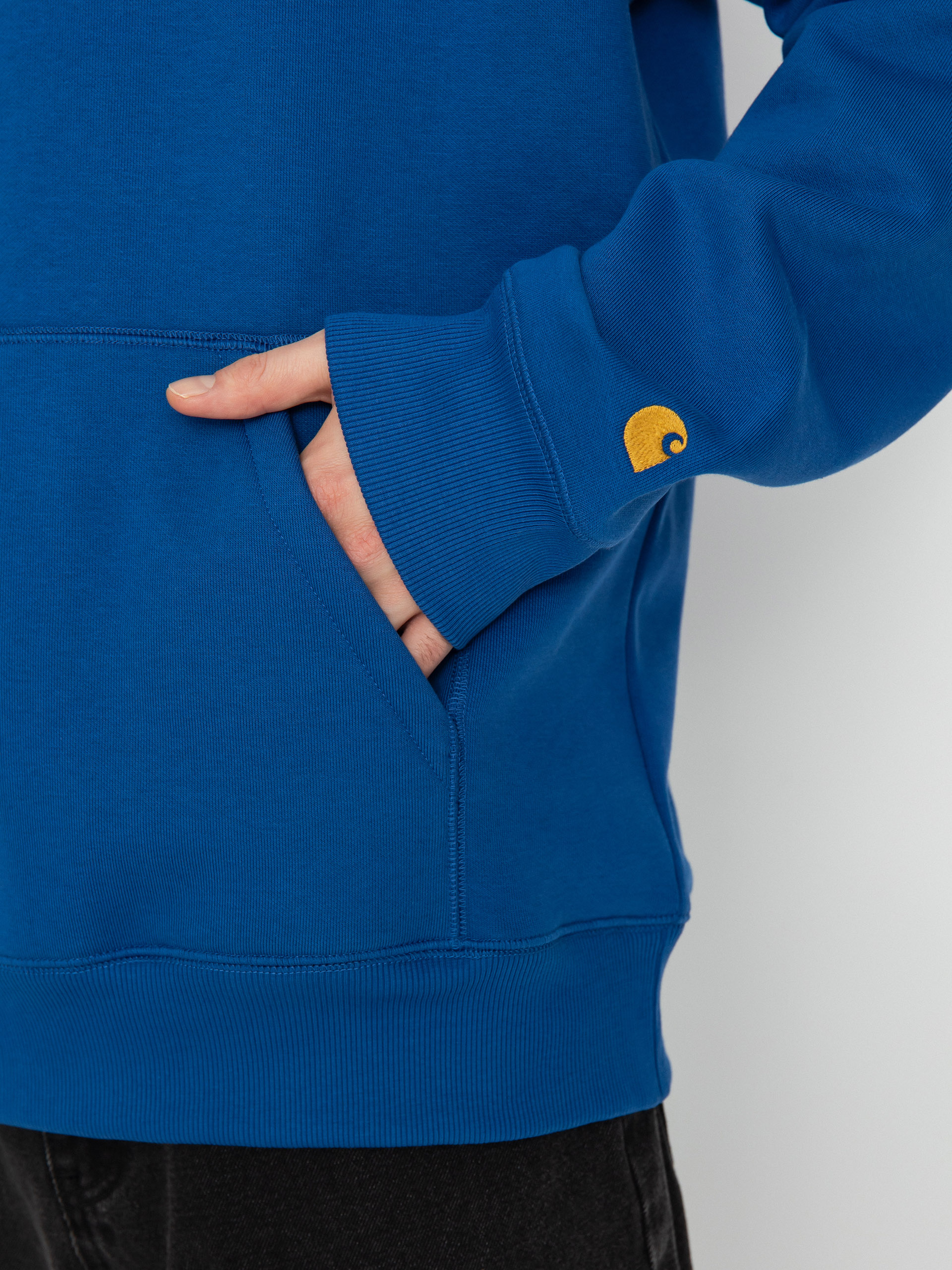 Kapucnis pulóver Carhartt WIP Chase HD (acapulco/gold)