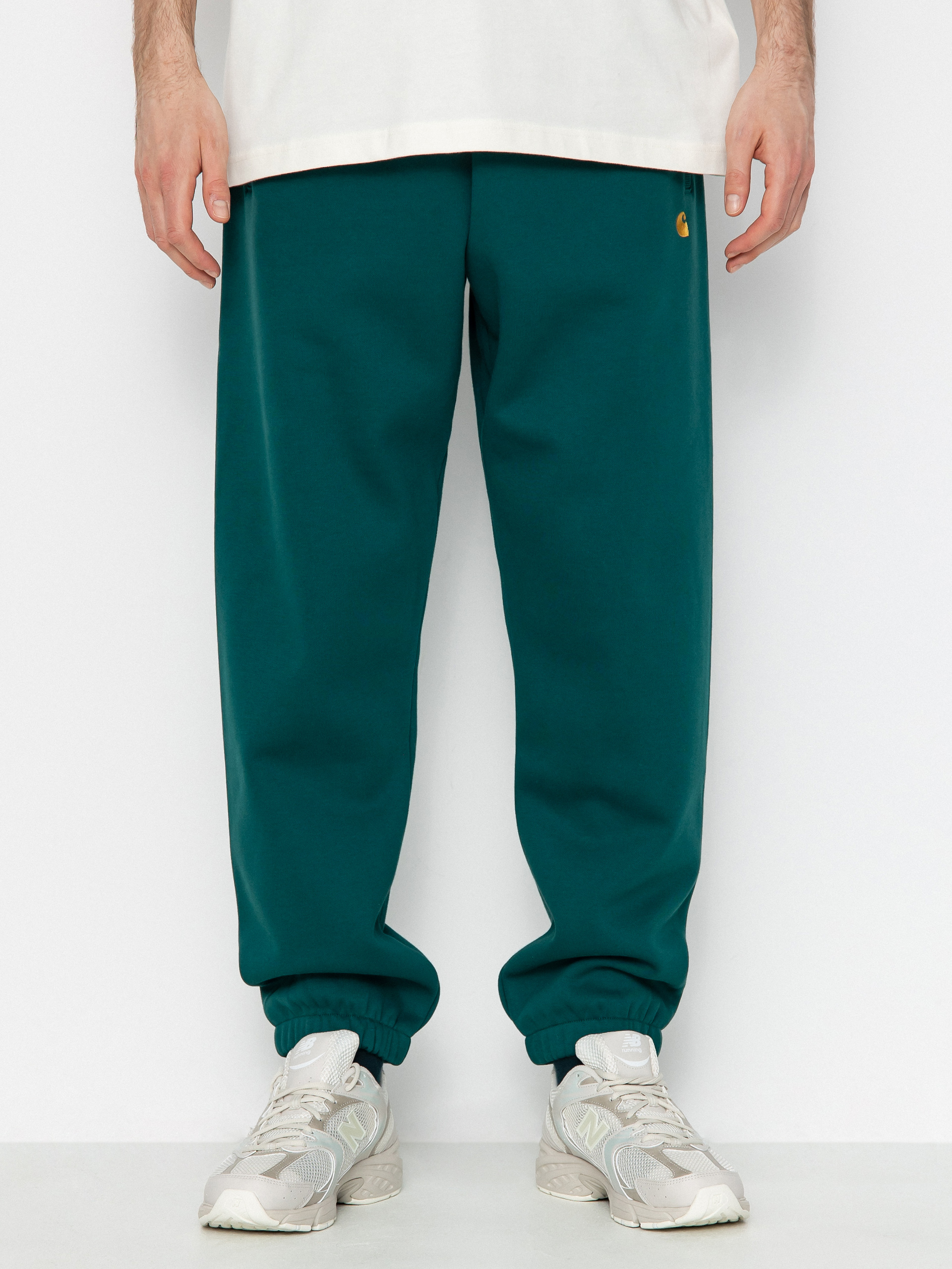 Kisnadrág Carhartt WIP Chase (chervil/gold)