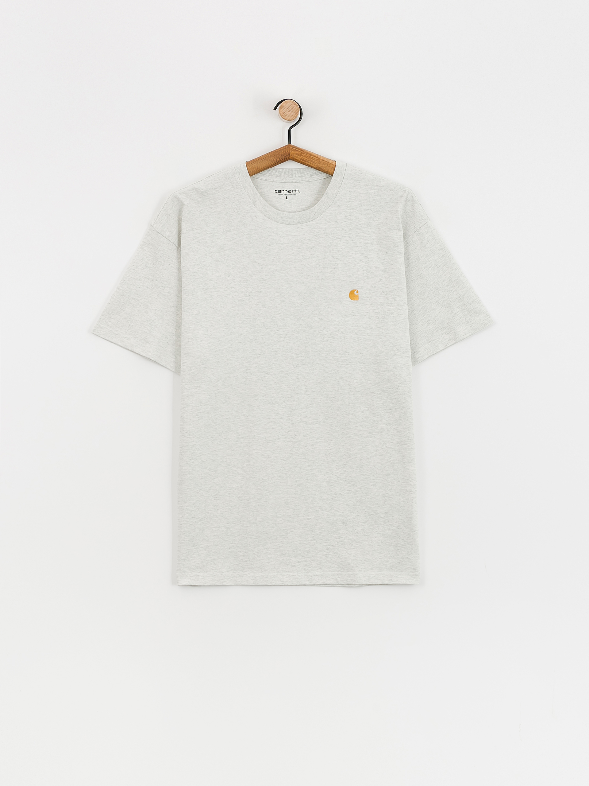 Carhartt WIP Chase Póló (ash heather/gold)