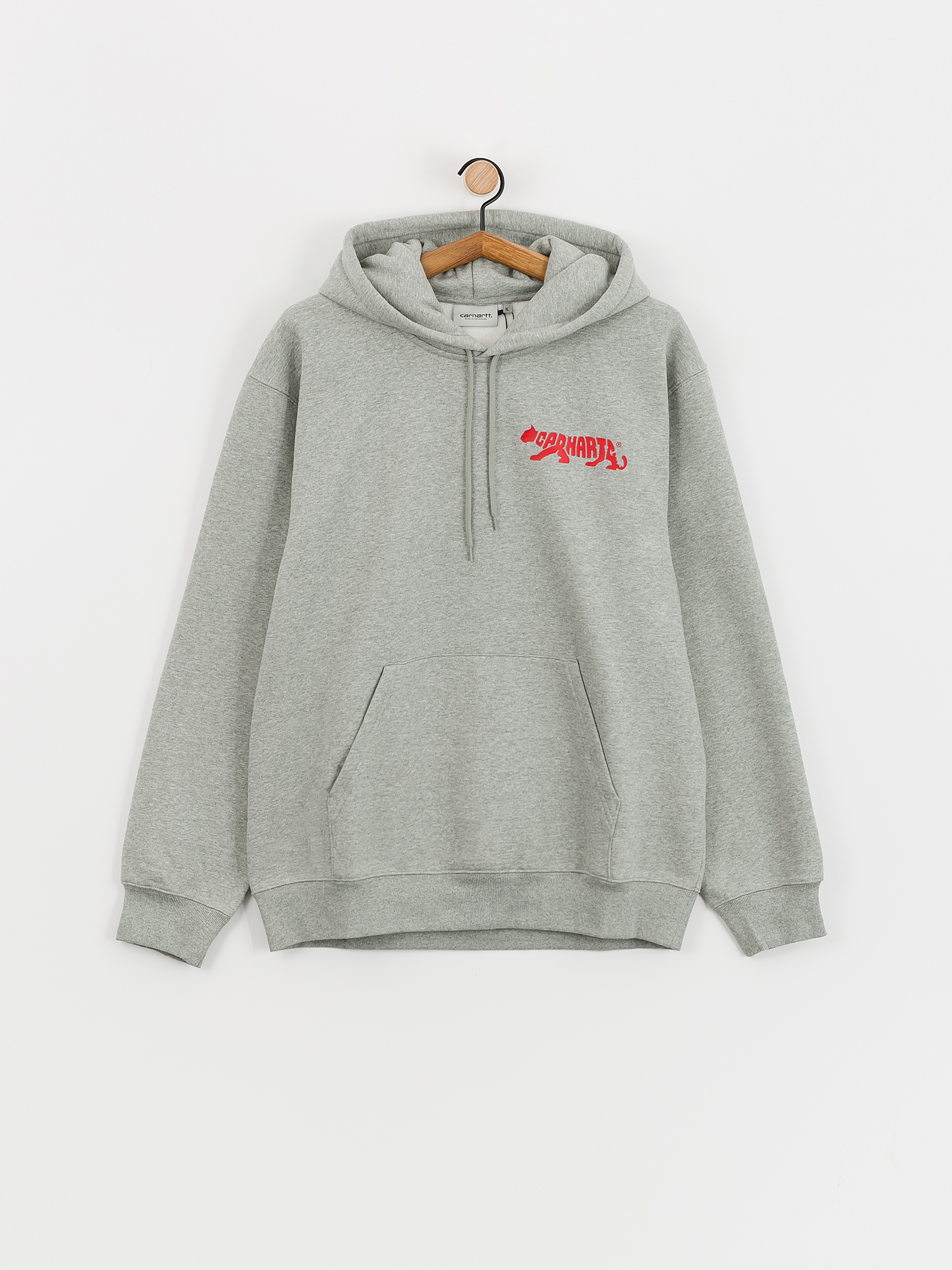 Carhartt WIP Rocky Script HD Kapucnis pulóver (grey heather)