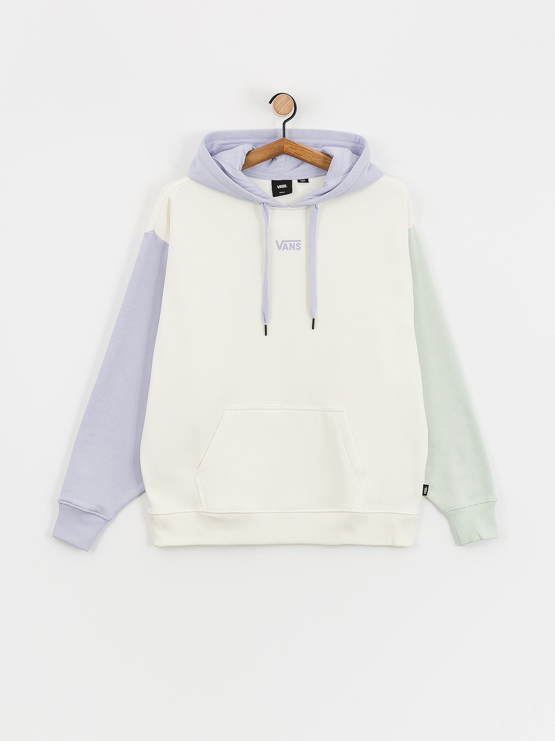 Vans Colorblock Os HD Wmn Kapucnis pulóver (marshmallow/cosmic sky)