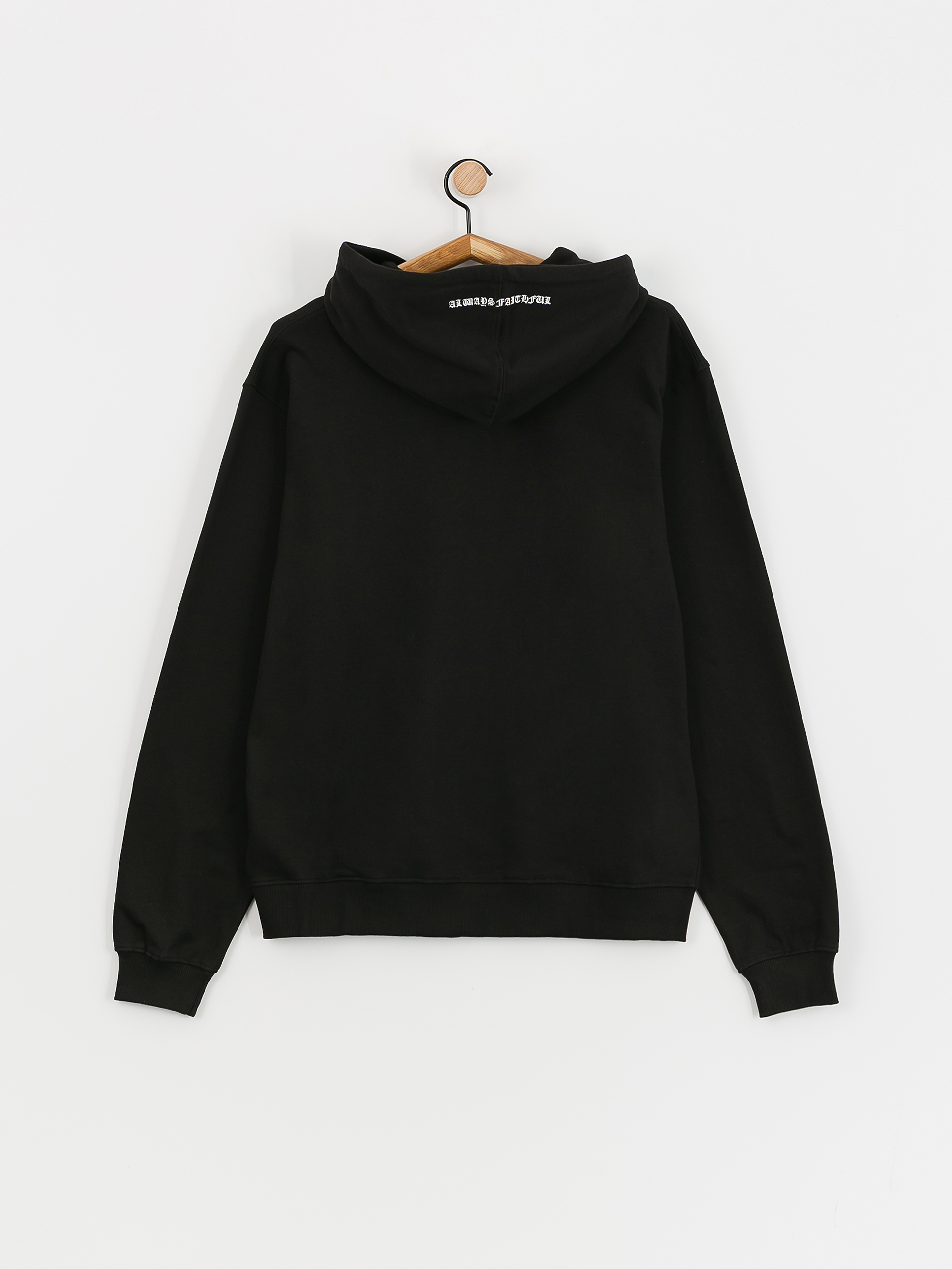 Kapucnis pulóver Wasted Paris Pitcher HD (black)