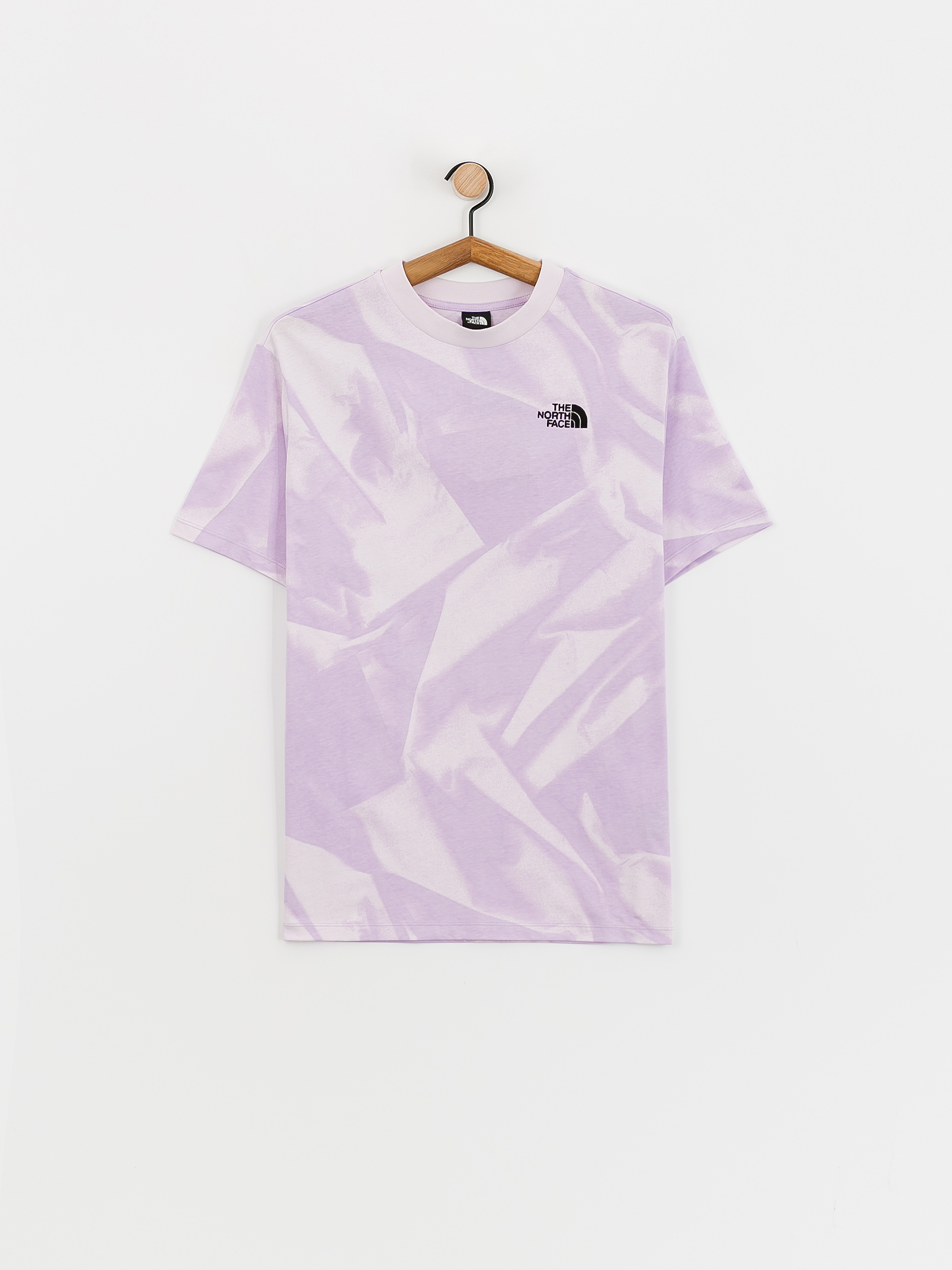 The North Face Oversize Simple Dome Print Wmn Póló (icy lilac garment fold)