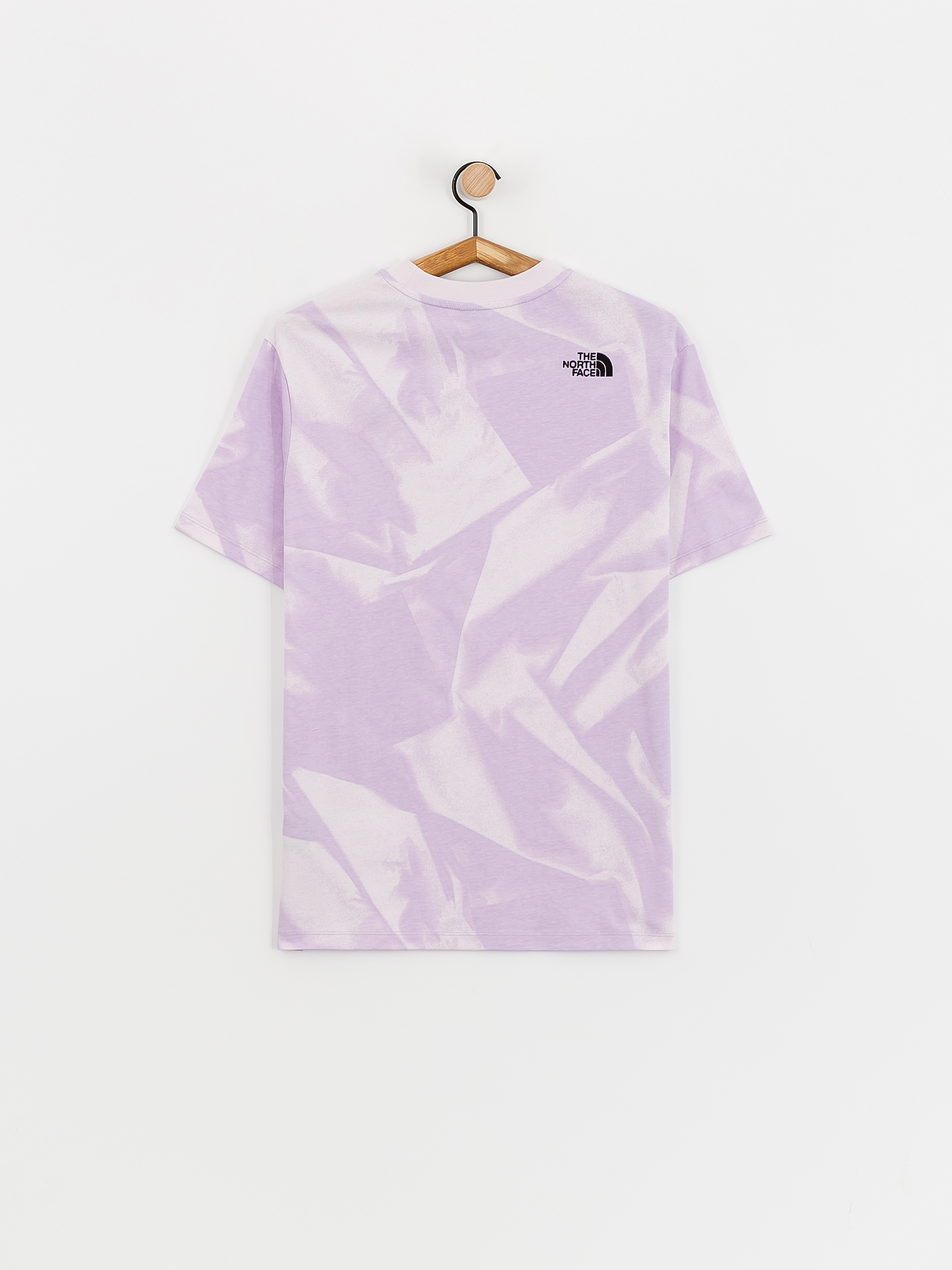 The North Face Oversize Simple Dome Print Wmn Póló (icy lilac garment fold)