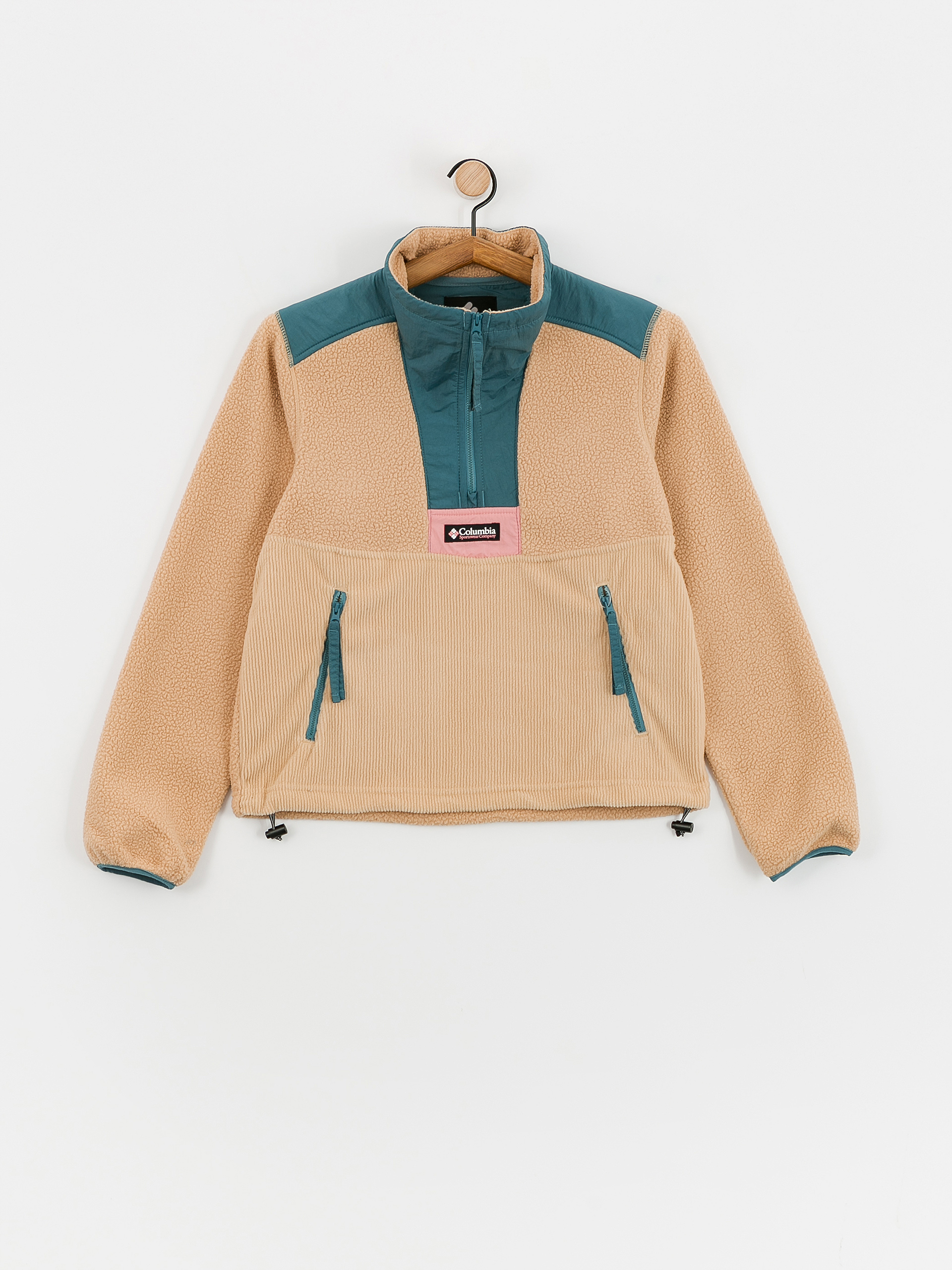 Női Columbia Riptide Polár pulóver (canoe/cloudburst/salmon rose)