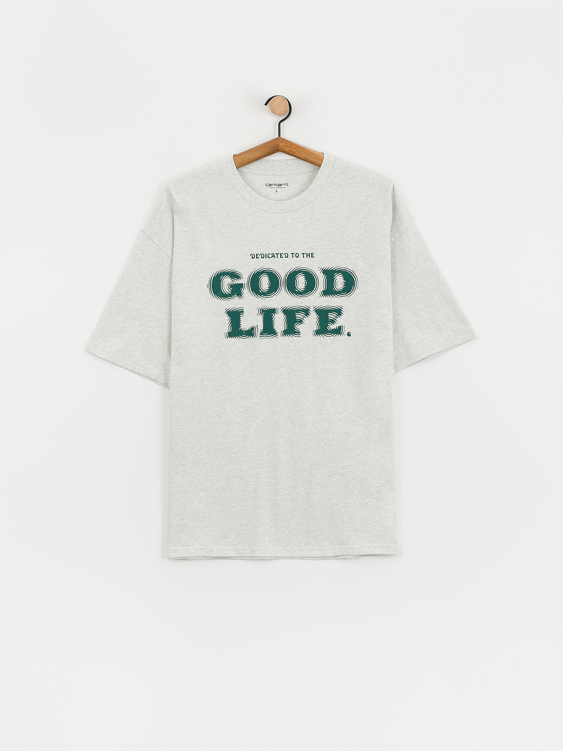 Carhartt WIP Mist Póló (ash heather/chervil)