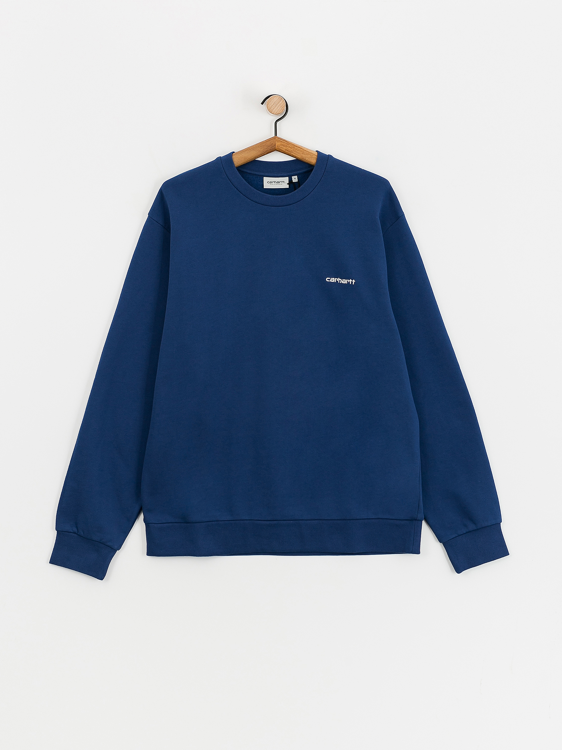 Carhartt WIP Script Embroidery Pulóver (elder/white)