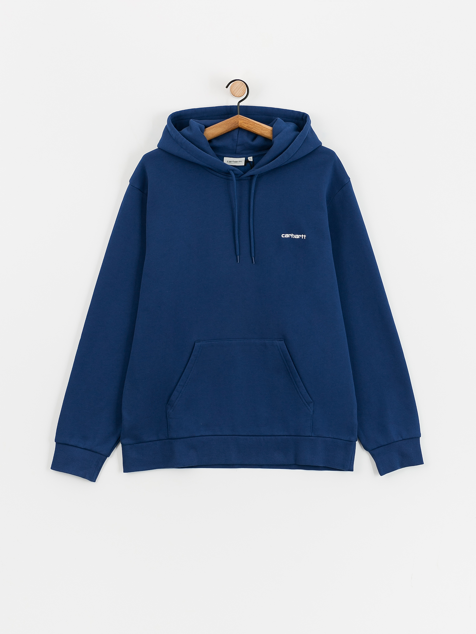 Carhartt WIP Script Embroidery HD Kapucnis pulóver (elder/white)