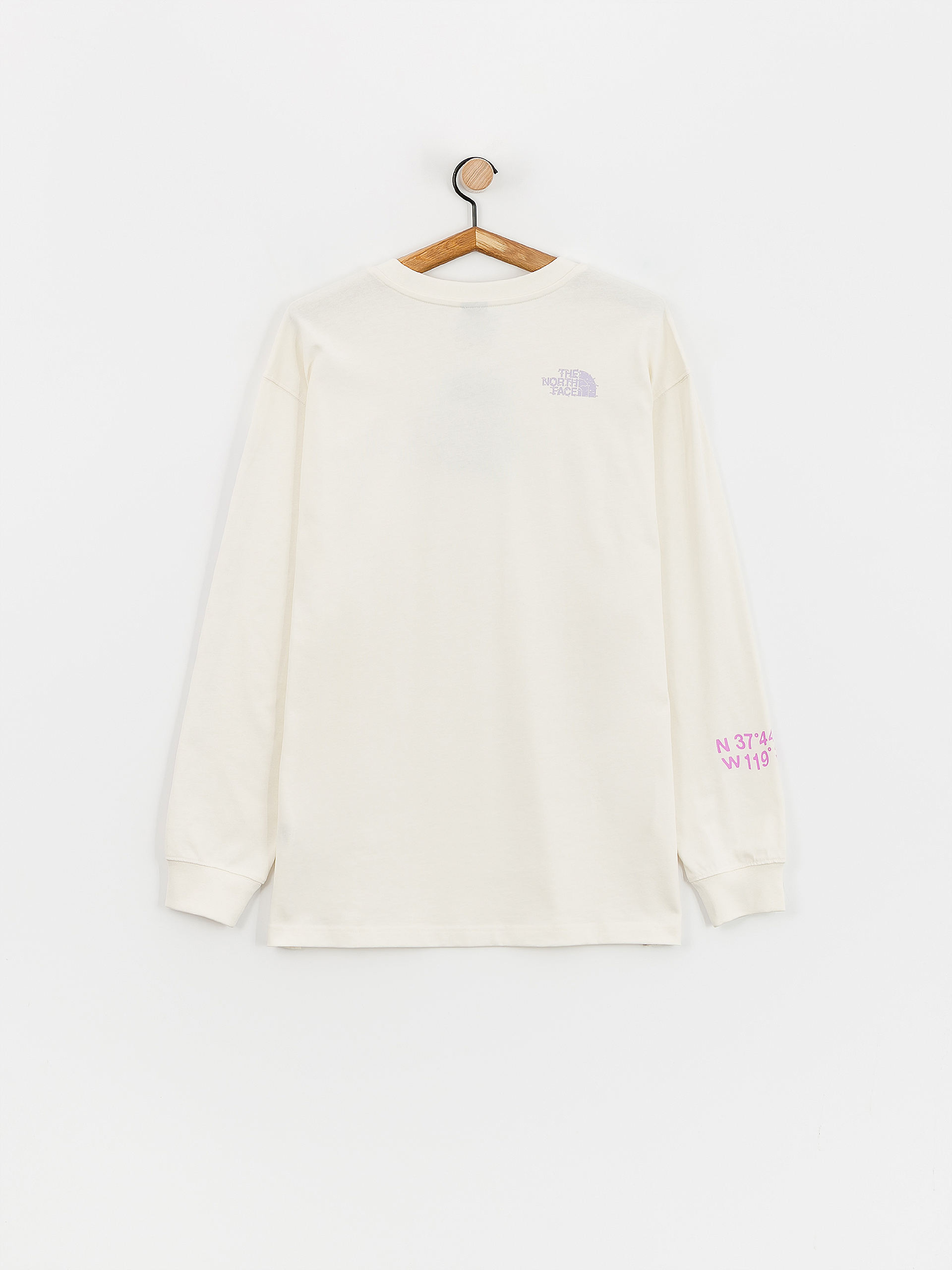 The North Face Nse Graphic Hosszú ujjú felső (white dune)