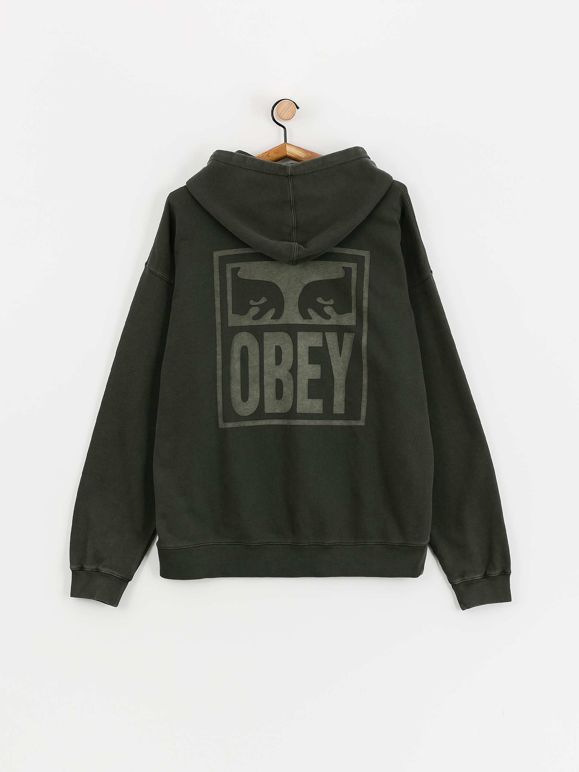 OBEY Pigment Obey Eyes Icon Extra HD Kapucnis pulóver (pigment pirate black)