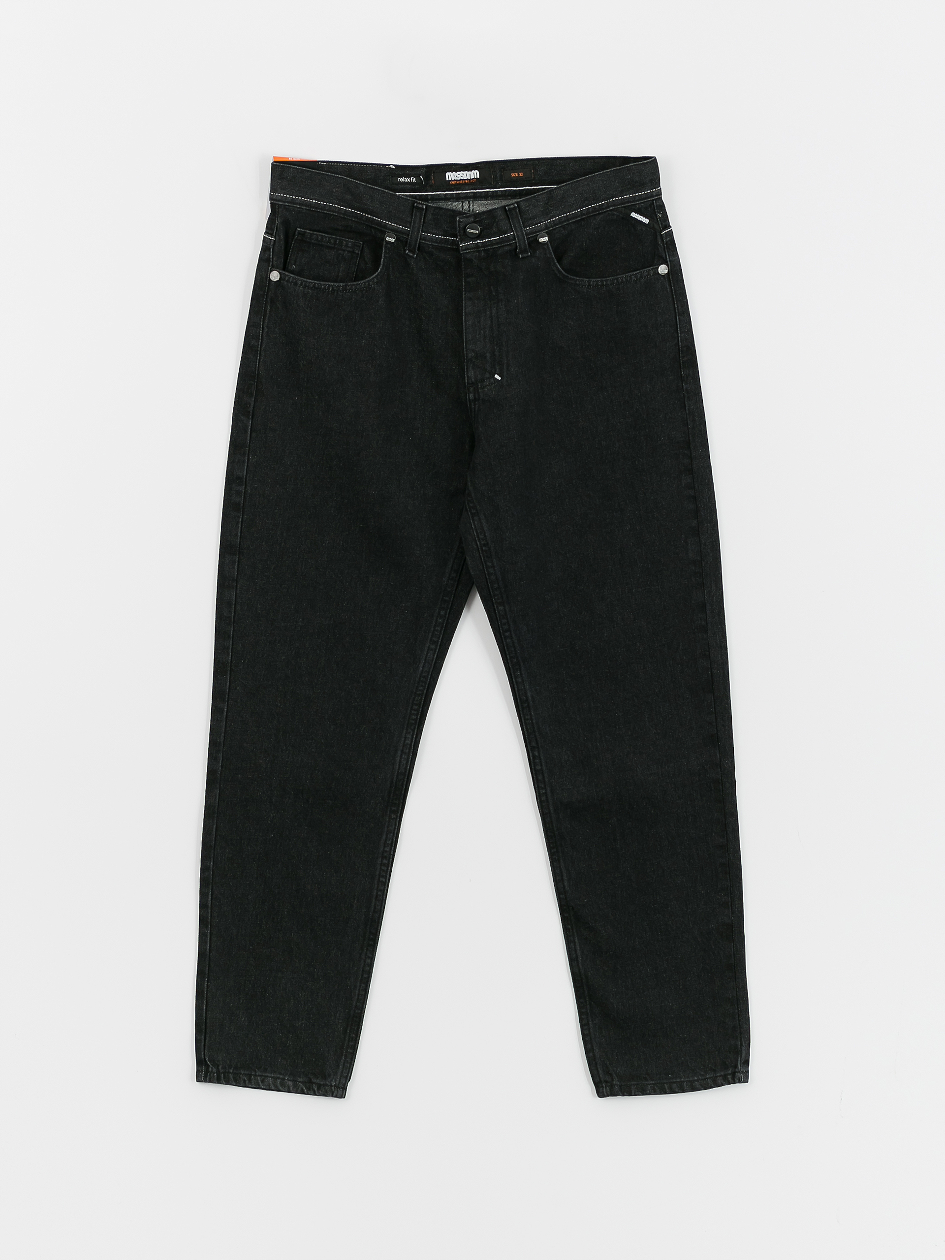 MassDnm Jeans Box Kisnadrág (black washed)
