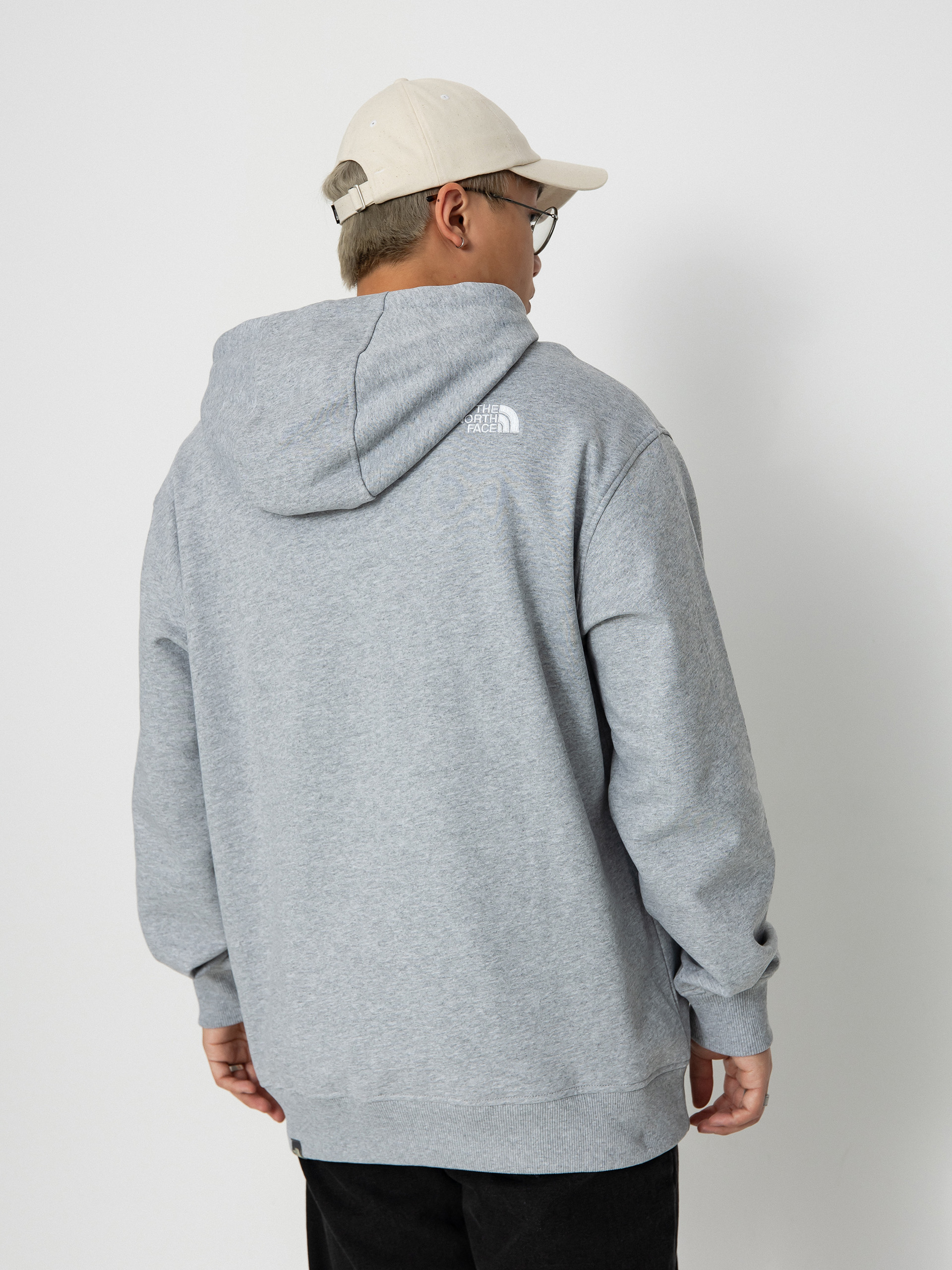 The North Face Essential HD Kapucnis pulóver (tnf light grey heather)